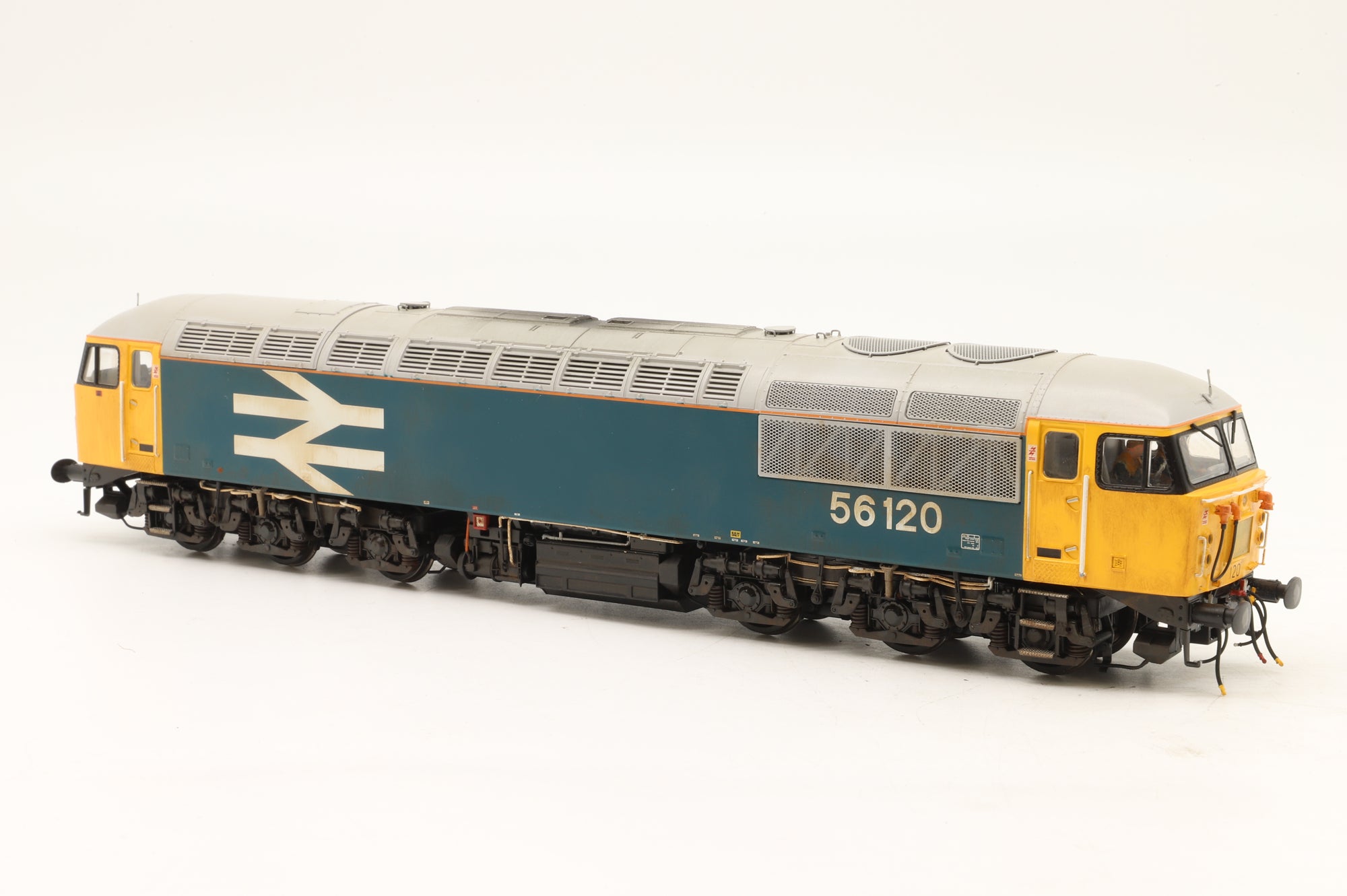 Cavalex OO CM56120LL Class 56 56120 in BR Large Logo Blue – DCC Sound & Weathered