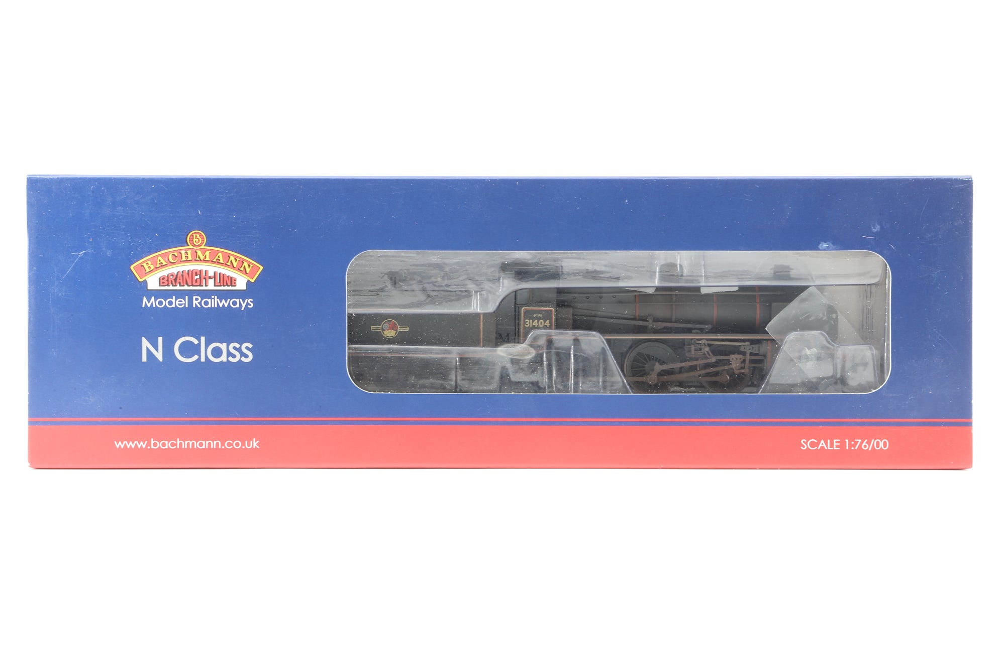 Bachmann OO 32-154A N Class '31404' BR Black Late Crest, Weathered