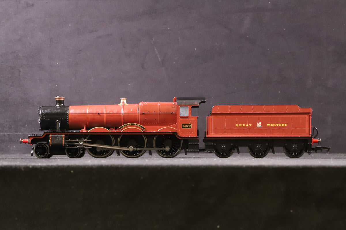 WORKSHOP Hornby OO R R3169 Hall Class &#39;5972&#39; &#39;Olton Hall&#39; GWR Red Glossed DCC Sound