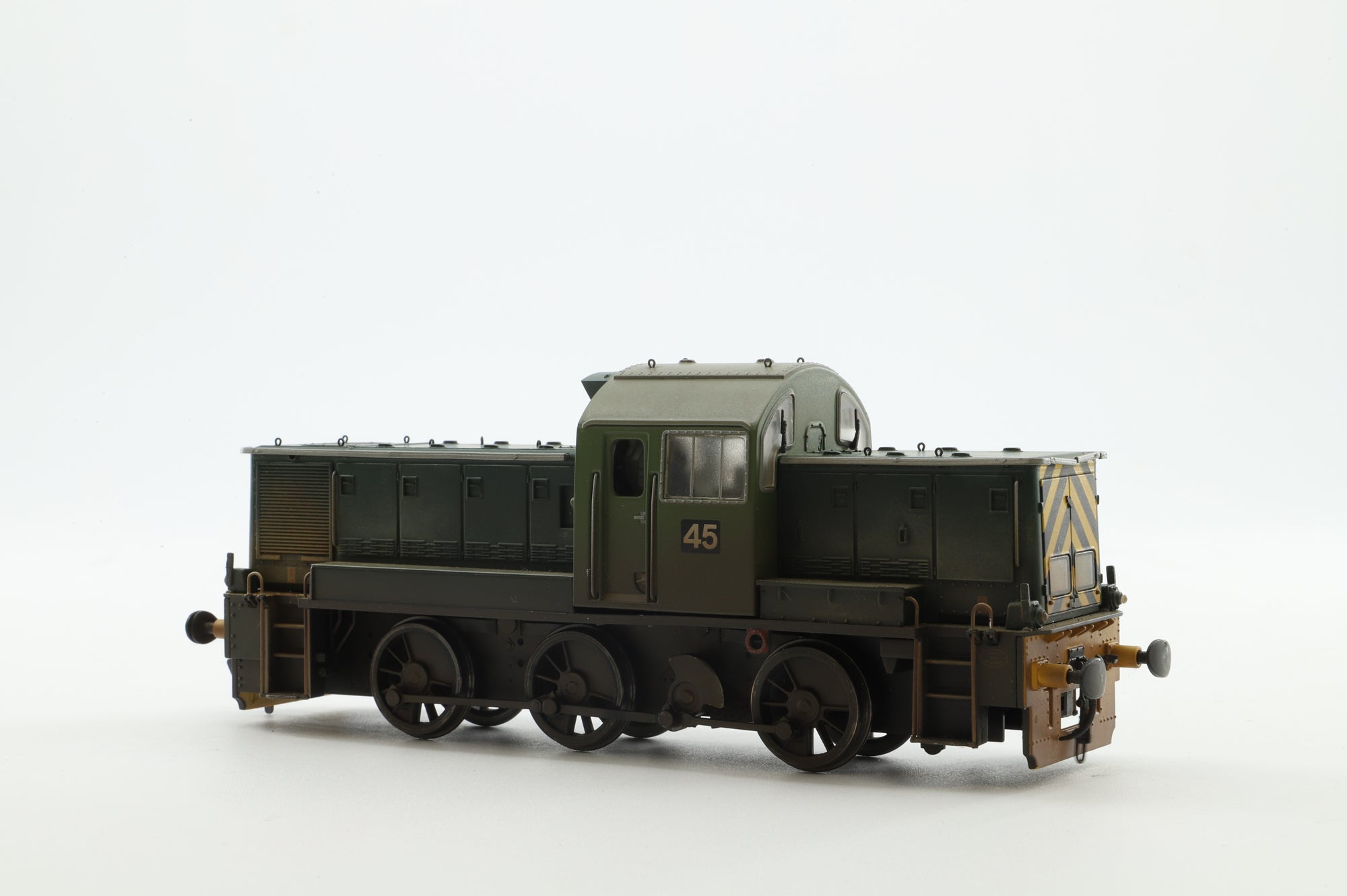 Heljan OO 1406 Class 14 'Teddy Bear' British Steel '45' (Ex British Rail) Green w/Wasp Ends, Weathered & DCC Sound