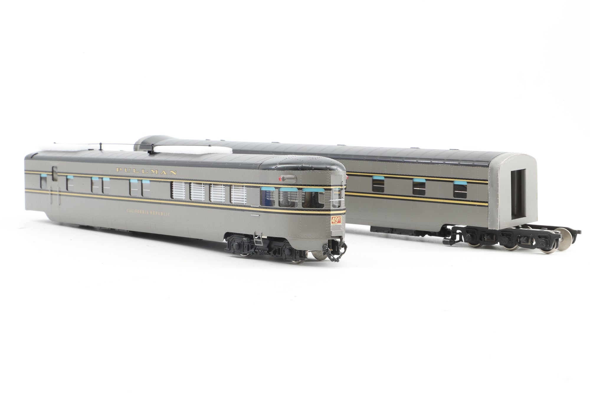 Challenger Imports/Samhongsa HO Brass 2086.1S 'Forty-Niner' Complete 8-Coach Train
