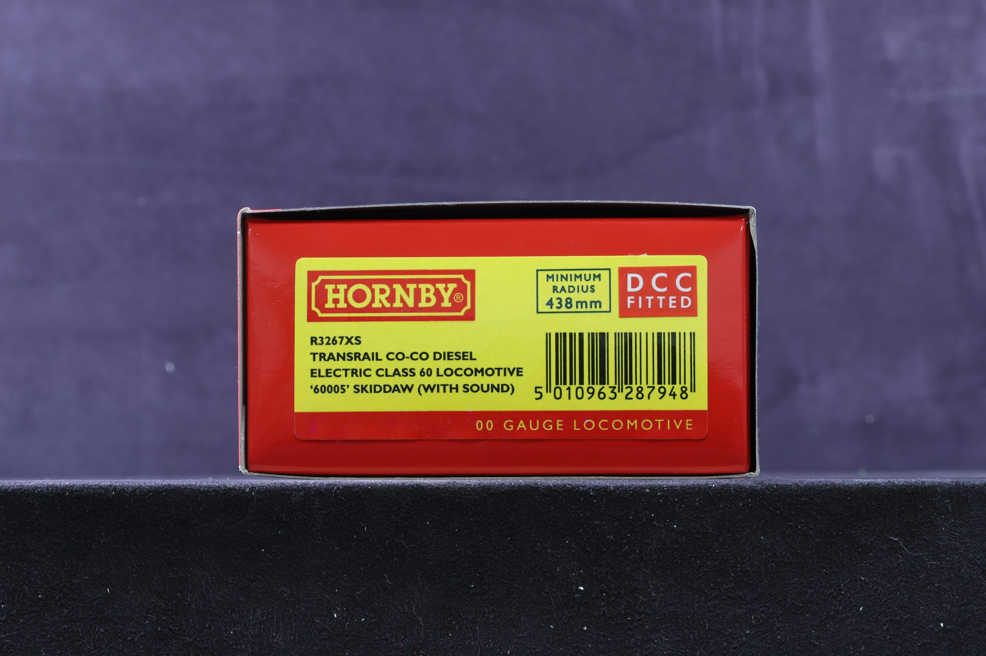 Hornby OO R3267XS Class 60 '60005' 'Skiddaw' Co-Co Diesel Electric Transrail, DCC Sound