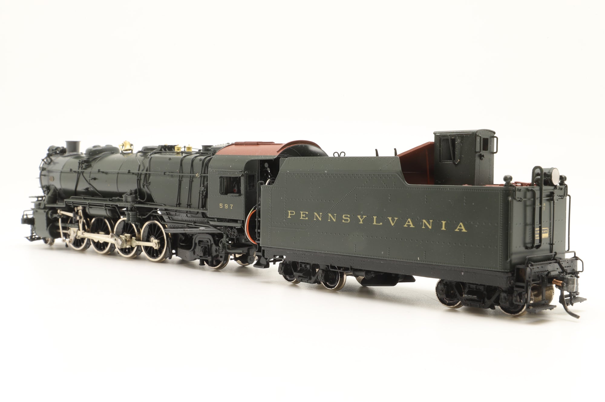 Railworks Ltd HO L-I 2-8-2 '597', Factory Painted Brass & DCC Sound