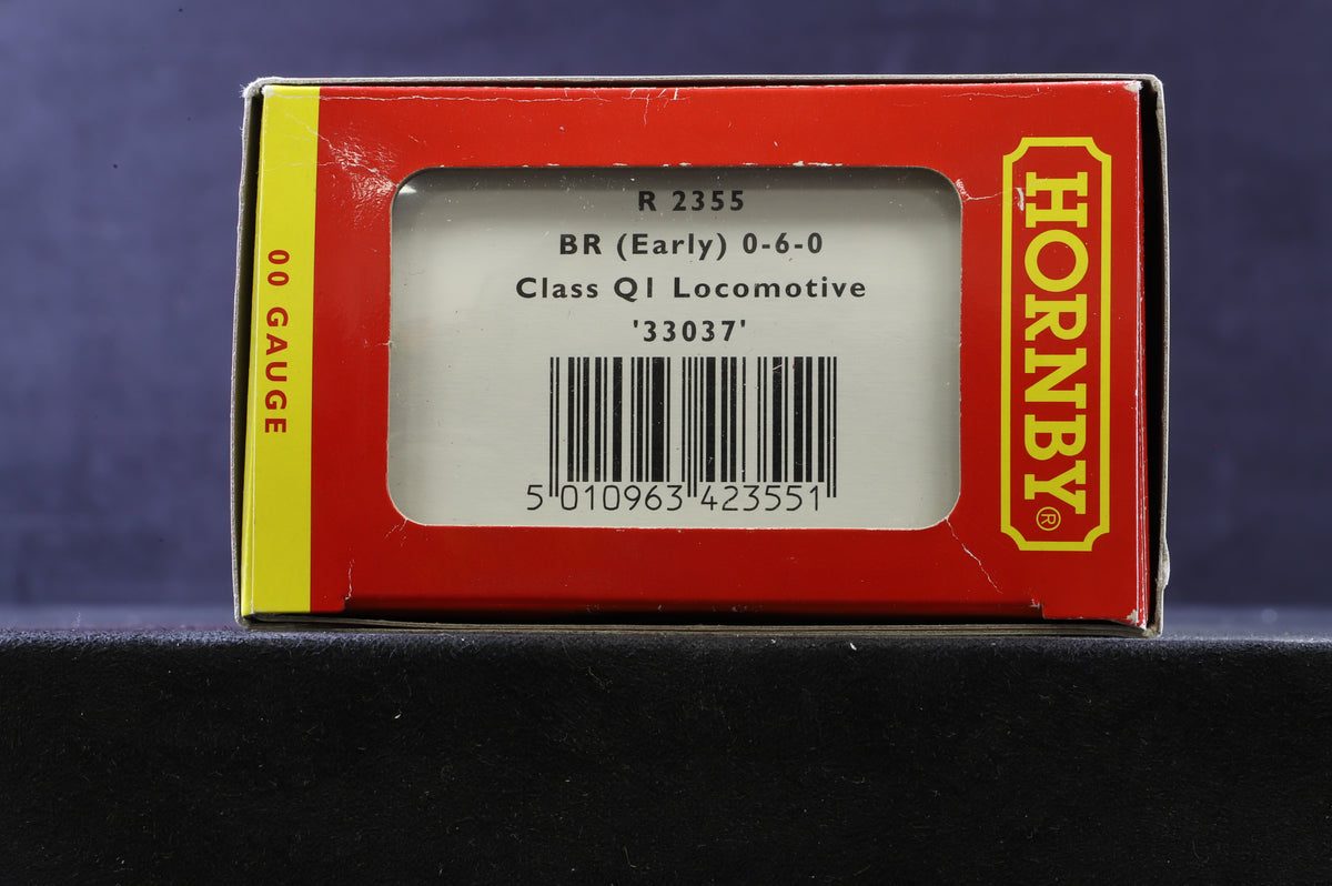 Hornby OO R2355 BR (Early) 0-6-0 Class Q1 Loco &#39;33037&#39;
