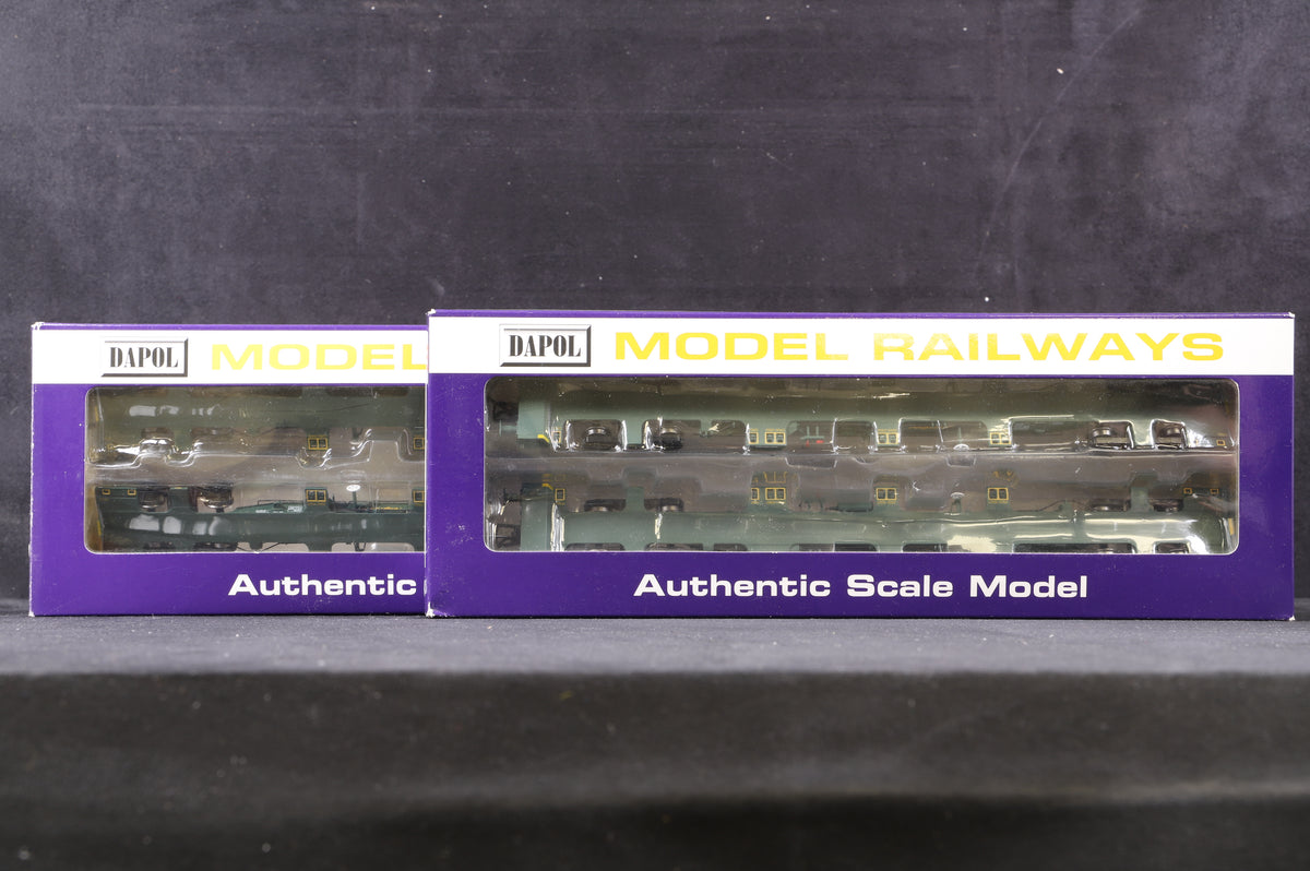 Dapol OO B724D Rake Of 4 FEA Spine Wagons Freightliner &#39;640353 &amp; 640354&#39;