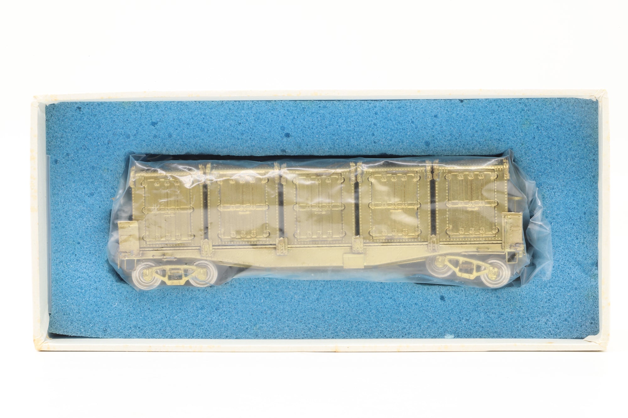 Railworks Ltd. HO Brass PRR 'FM' Container Car W/5 DD 1A Containers