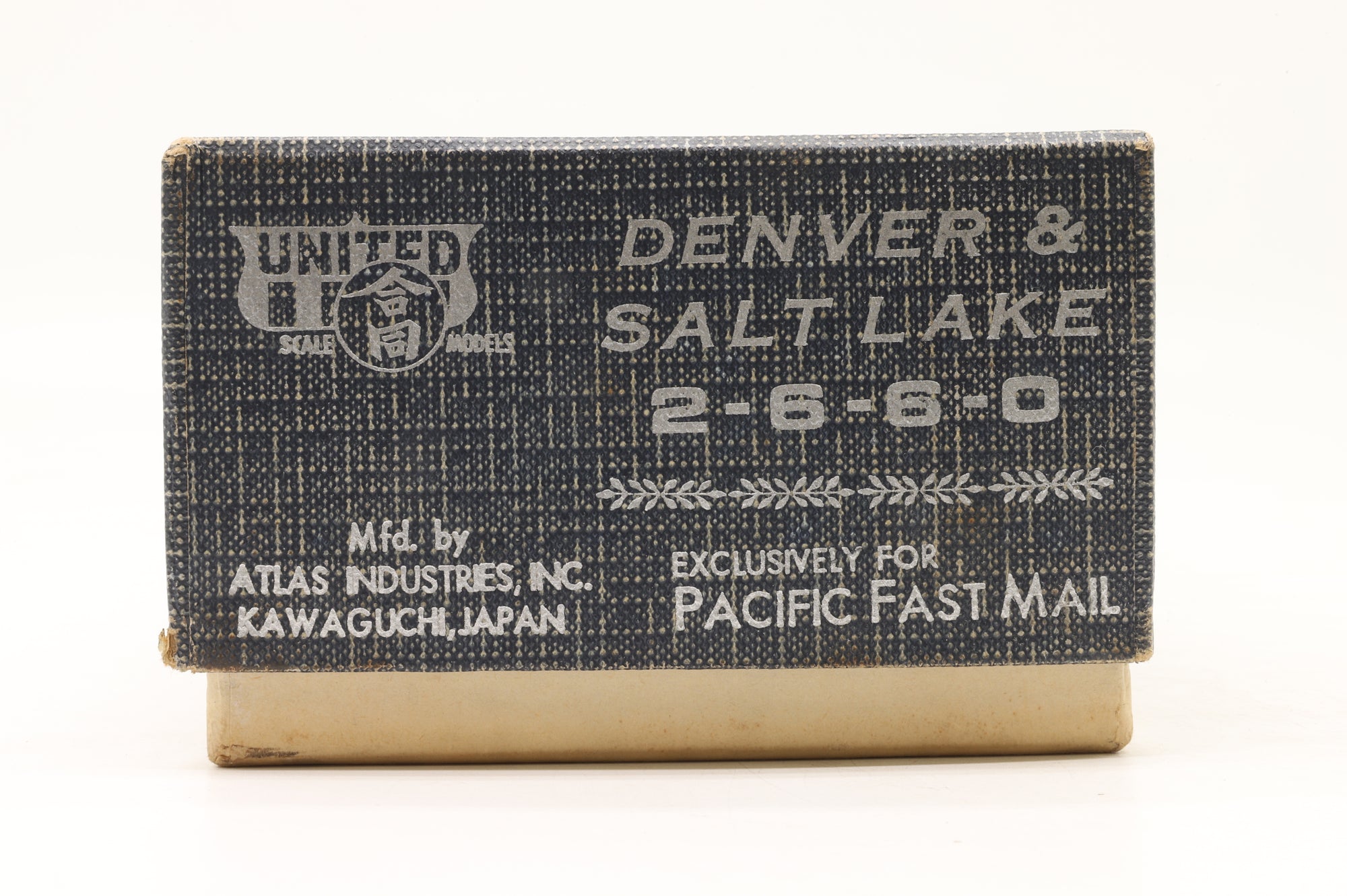 Atlas/United Scale Models HO Denver & Salt Lake 2-6-6-0, Pacific Fast Mail Exclusive, Plain Brass
