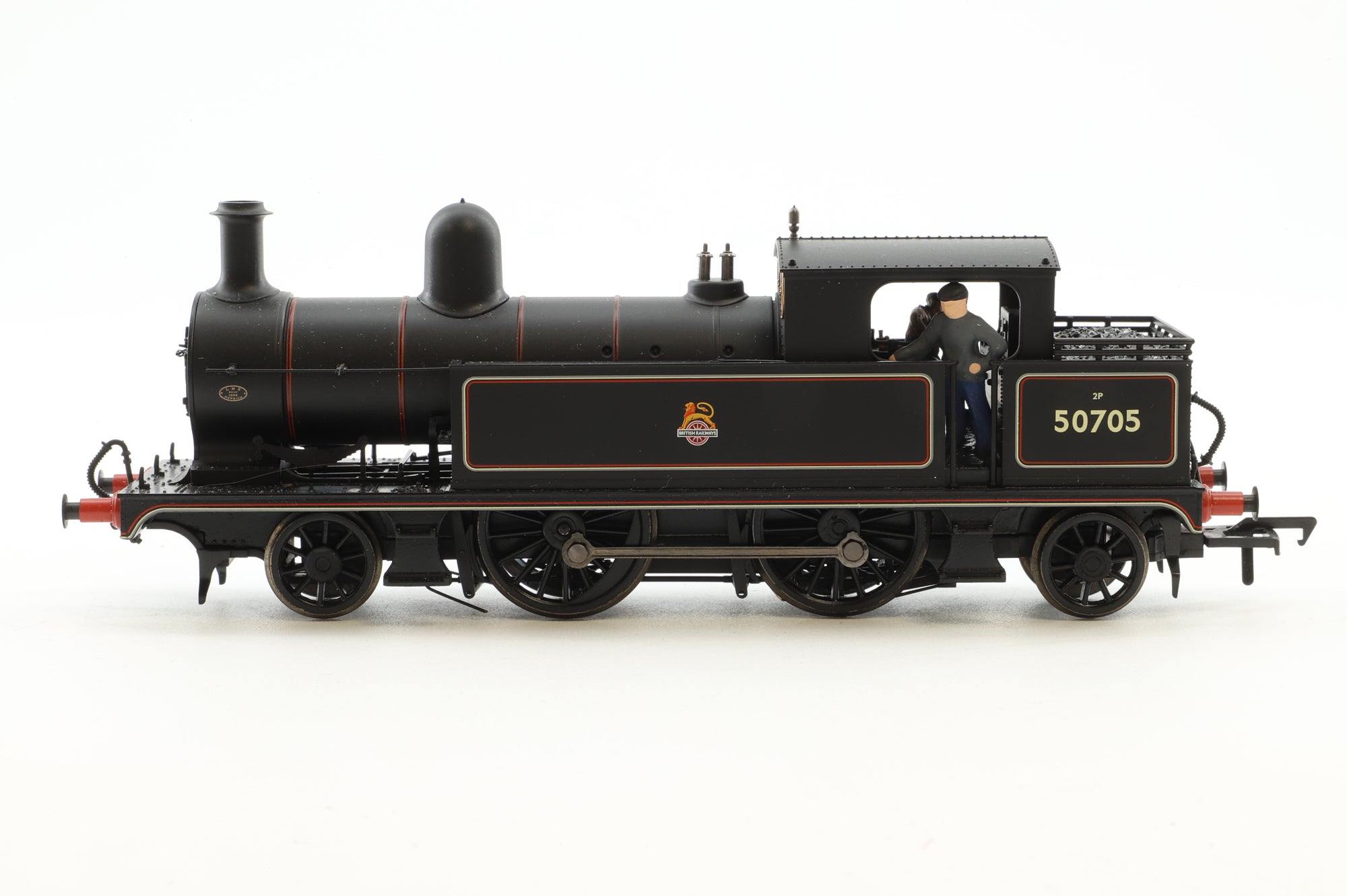 Bachmann OO 31-169 L&YR 2-4-2 No.50705 in Lined BR Black w/ Early Crests
