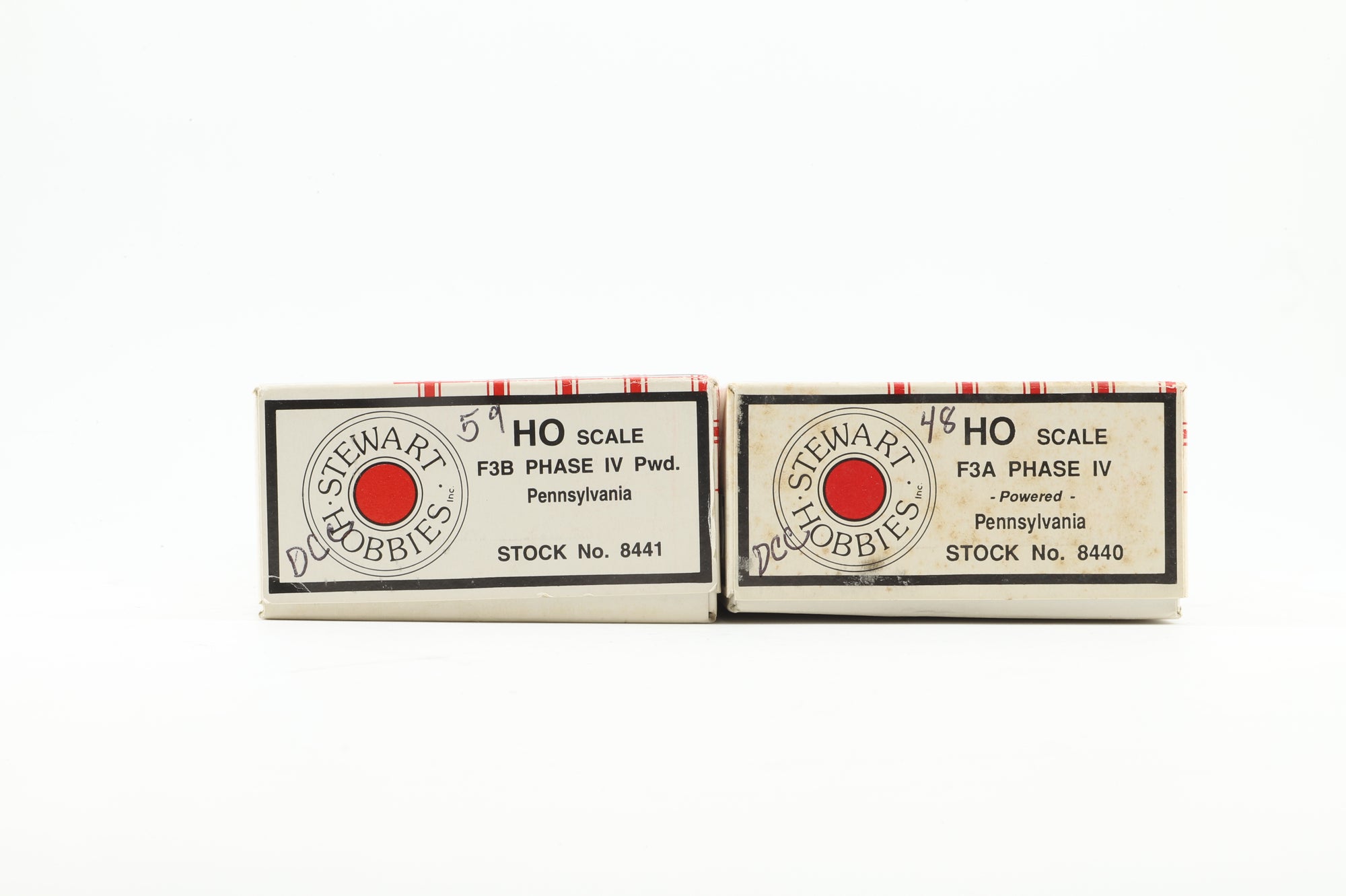 Stewart Hobbies HO 8440 & 8441 F3A&B Pennsylvania Diesel Locomotive Set DCC Sound