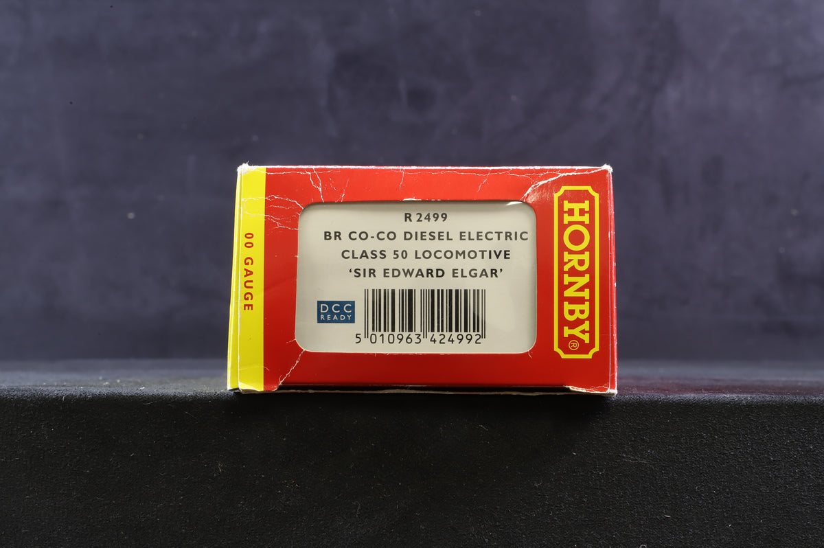 Hornby OO R2499 Class 50 &#39;50007&#39; &#39;Sir Edward Elgar&#39; GWR Green, Weathered