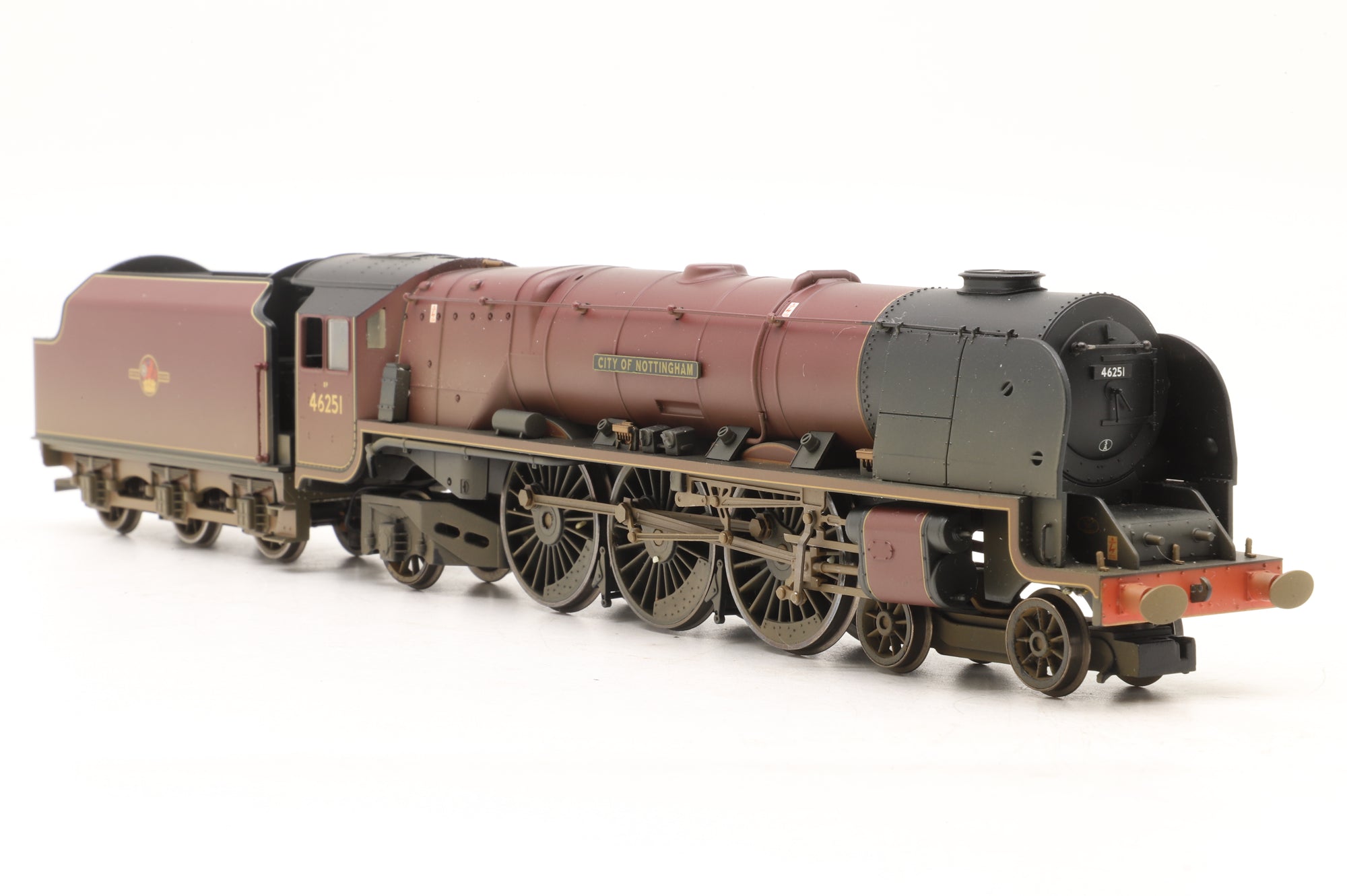 Hornby OO R2383 Duchess Class '46251' 'City Of Nottingham' BR Lined Maroon L/C Weathered