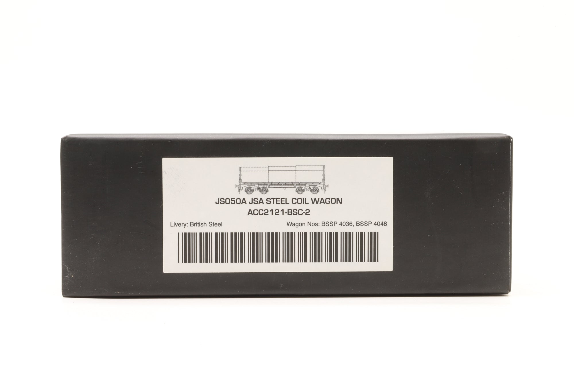 Accurascale OO ACC2121-BSC-2 Twin Pack JSA Steel Coil British Steel Wagons Weathered