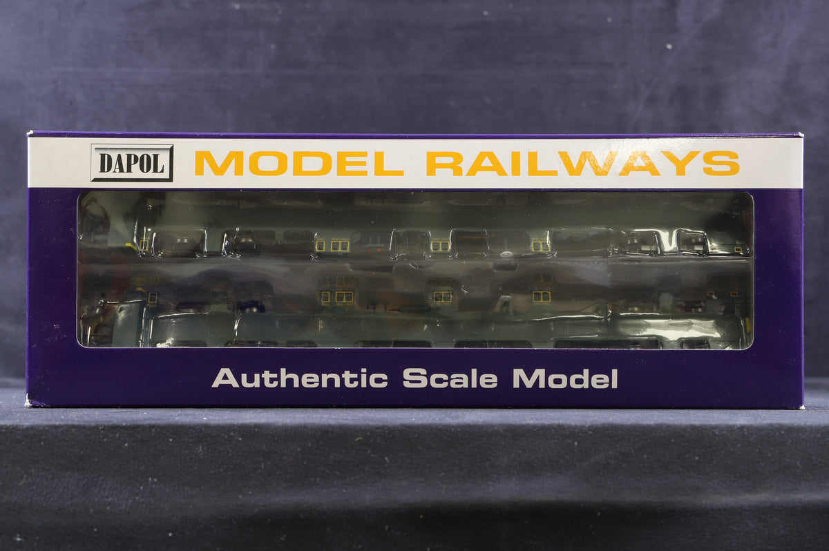 Dapol OO B724D Rake Of 4 FEA Spine Wagons Freightliner &#39;640353 &amp; 640354&#39;