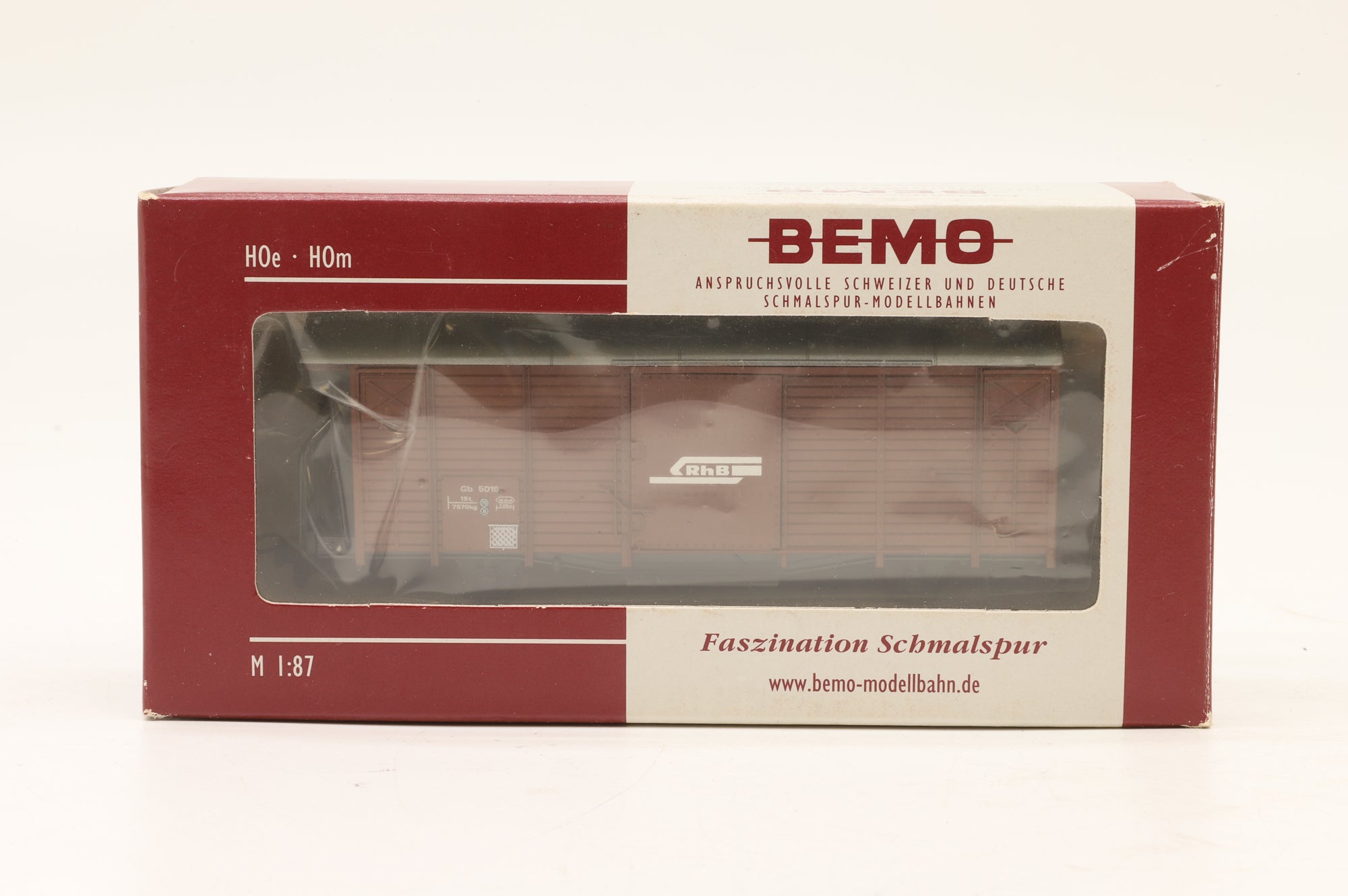 BEMO HOm Rake of 3x Assorted RhB Wagons