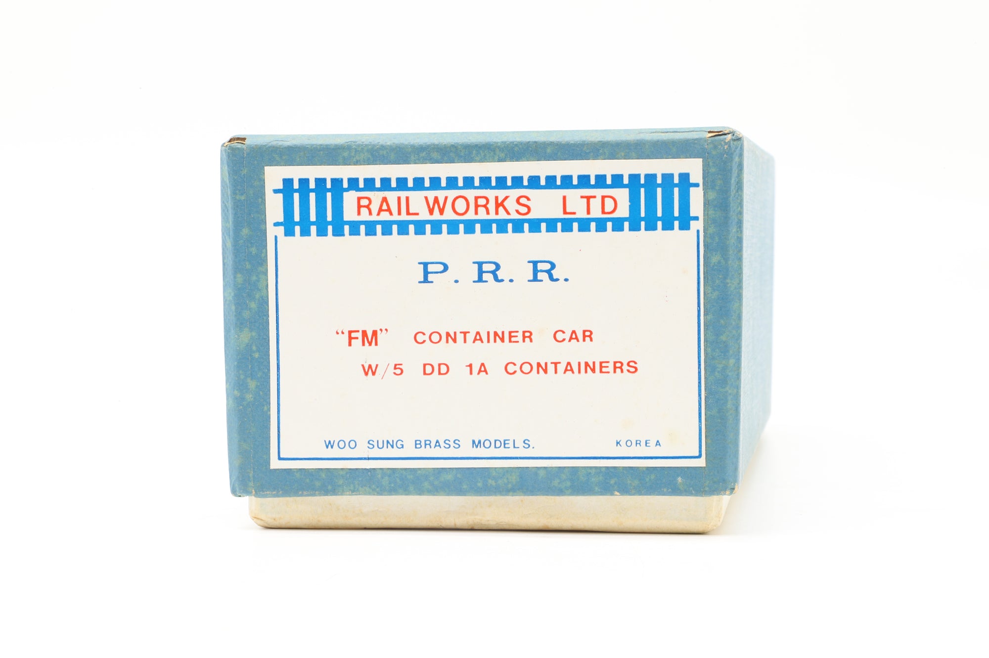Railworks Ltd. HO Brass PRR 'FM' Container Car W/5 DD 1A Containers