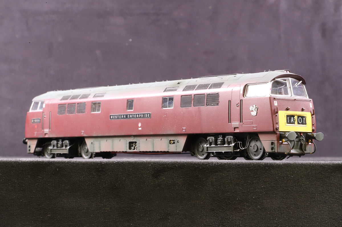 Dapol OO CHEL T0002 Class 52 &#39;D1000&#39; &#39;Western Enterprise&#39; Maroon SYP Weathered Ltd Ed 171/ 300