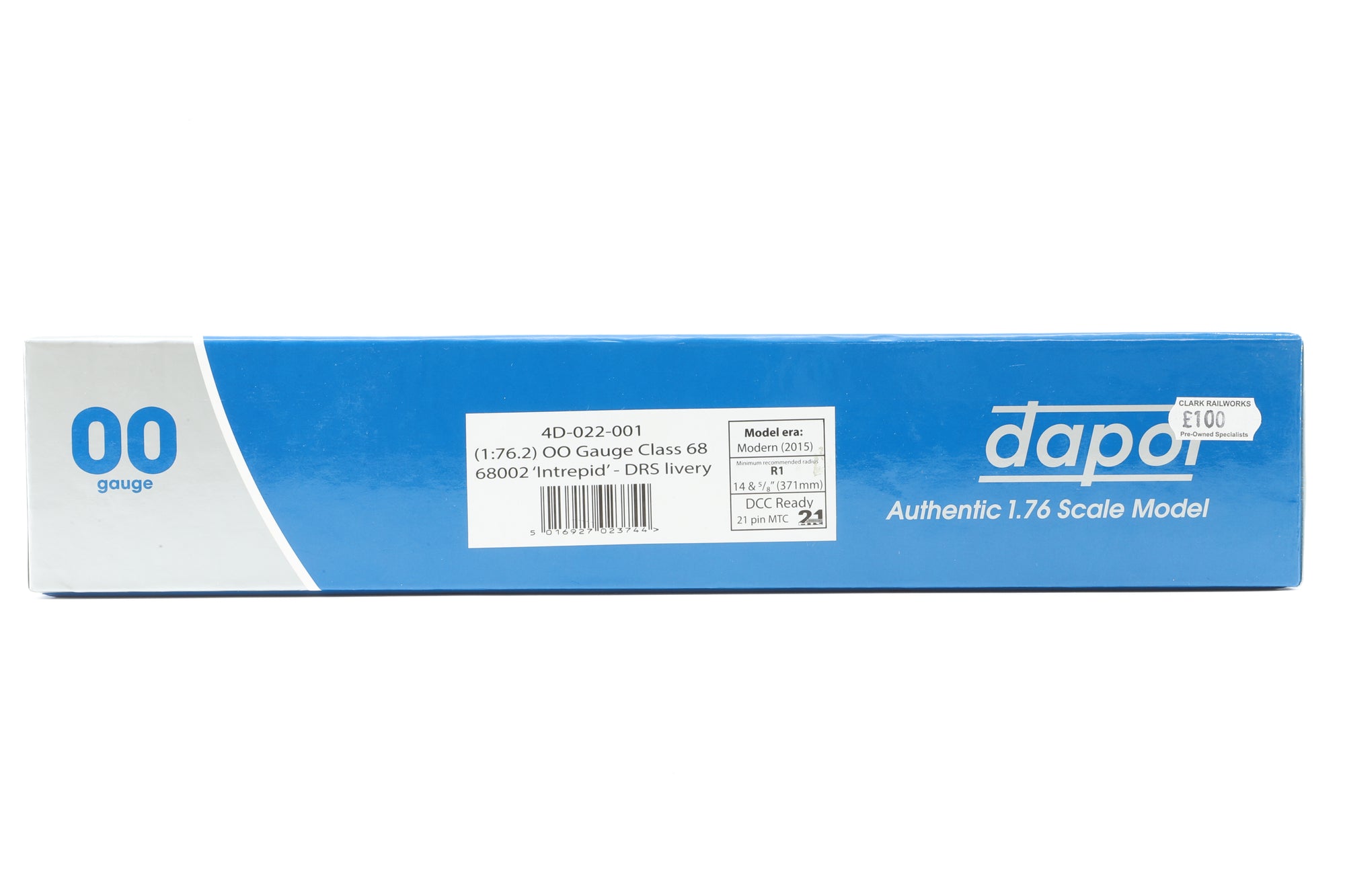 Dapol OO 4D-022-001 Class 68 '68002' 'Intrepid' DRS Livery
