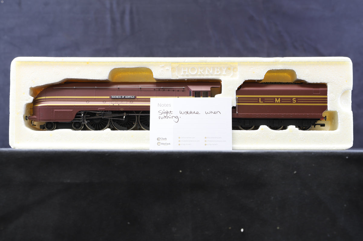 Hornby OO R2531 LMS 4-6-2 Princess Coronation Class &#39;Duchess of Norfolk&#39; &#39;6226&#39; LMS Lined Maroon
