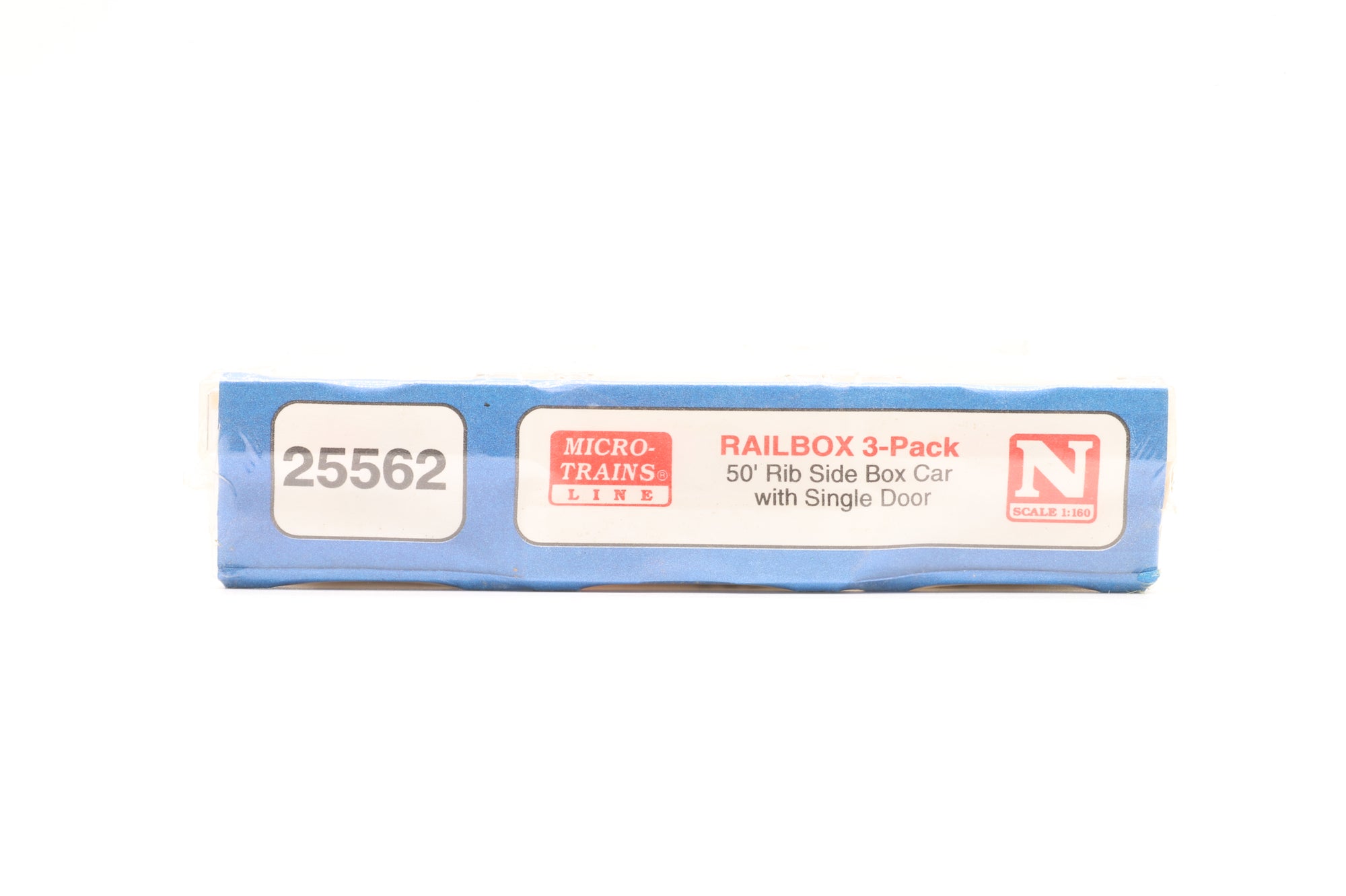 Microtrains N 25562 Triple Pack of 50' Box Cars in Rail Box Yellow