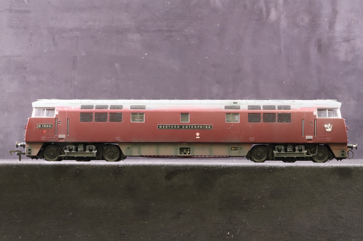 Dapol OO CHEL T0002 Class 52 &#39;D1000&#39; &#39;Western Enterprise&#39; Maroon SYP Weathered Ltd Ed 171/ 300
