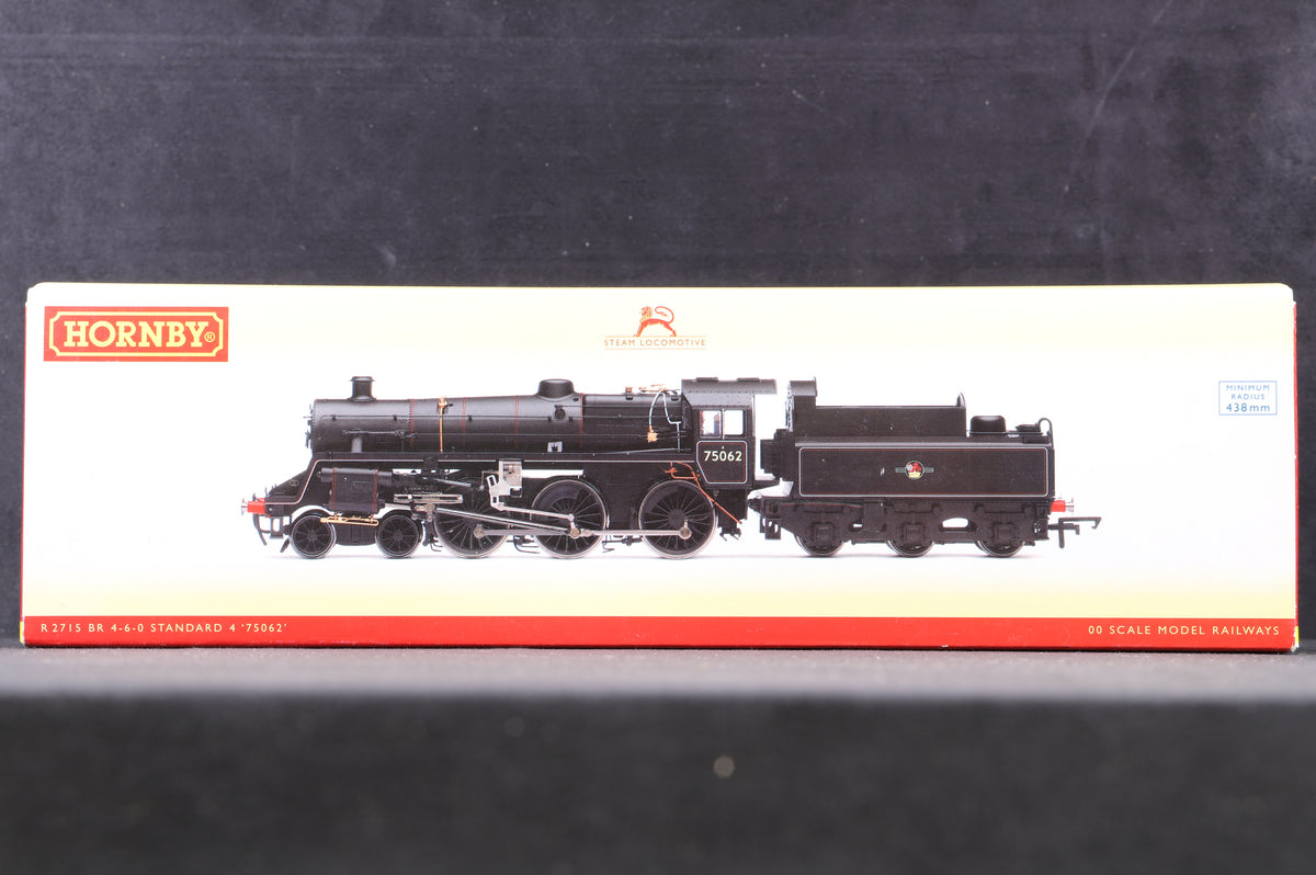 Hornby OO R2715 Standard 4MT 4-6-0 BR Black L/C &#39;75062&#39;