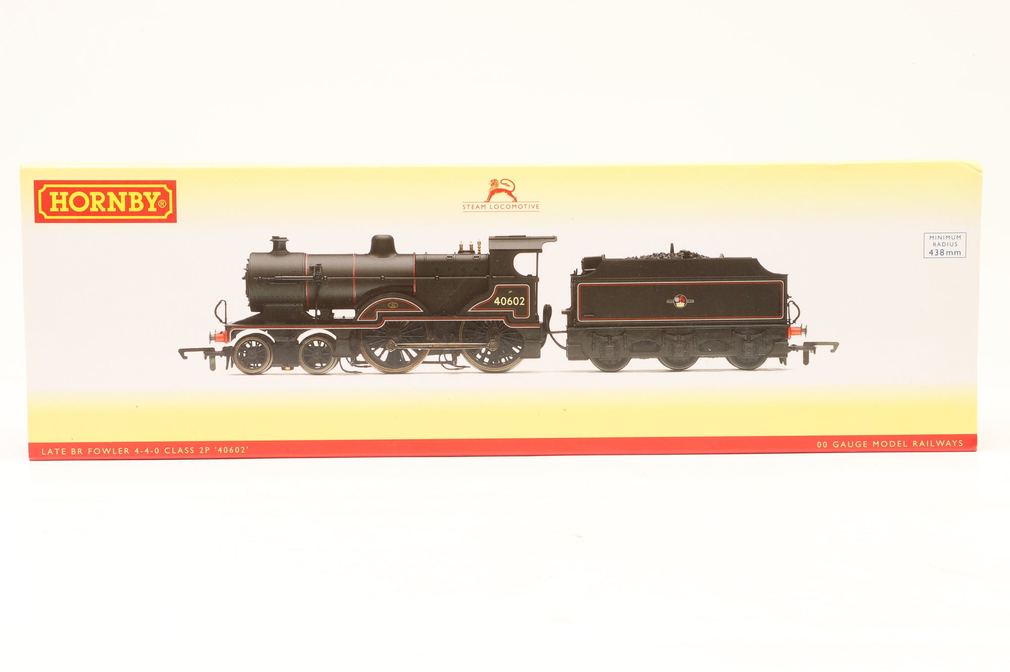 Hornby OO R3315 Fowler Class 2P '40602' BR Lined Black L/C