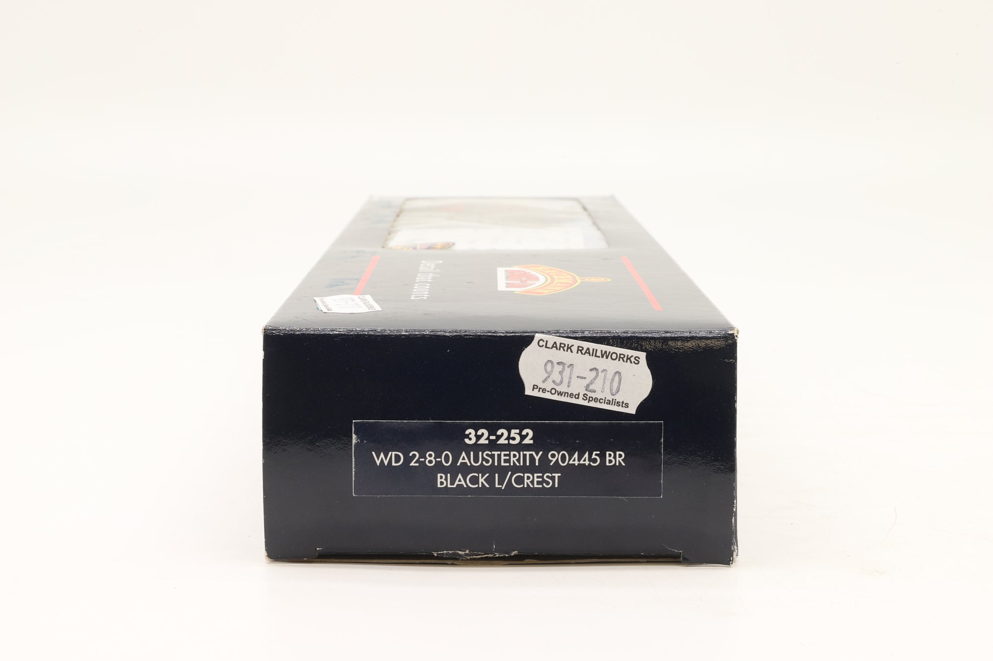 Bachmann OO 32-252 WD 2-8-0 Austerity '90445' BR Black L/C Weathered