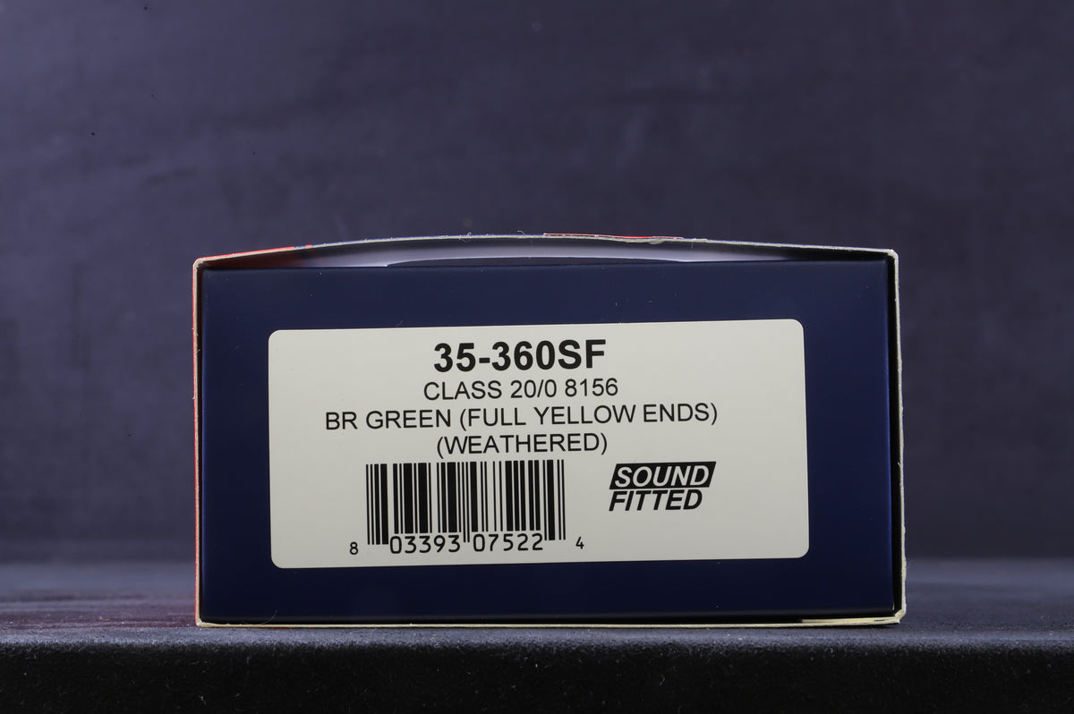 Bachmann OO 35-360SF Class 20/0 BR Green FYE Weathered DCC Sound