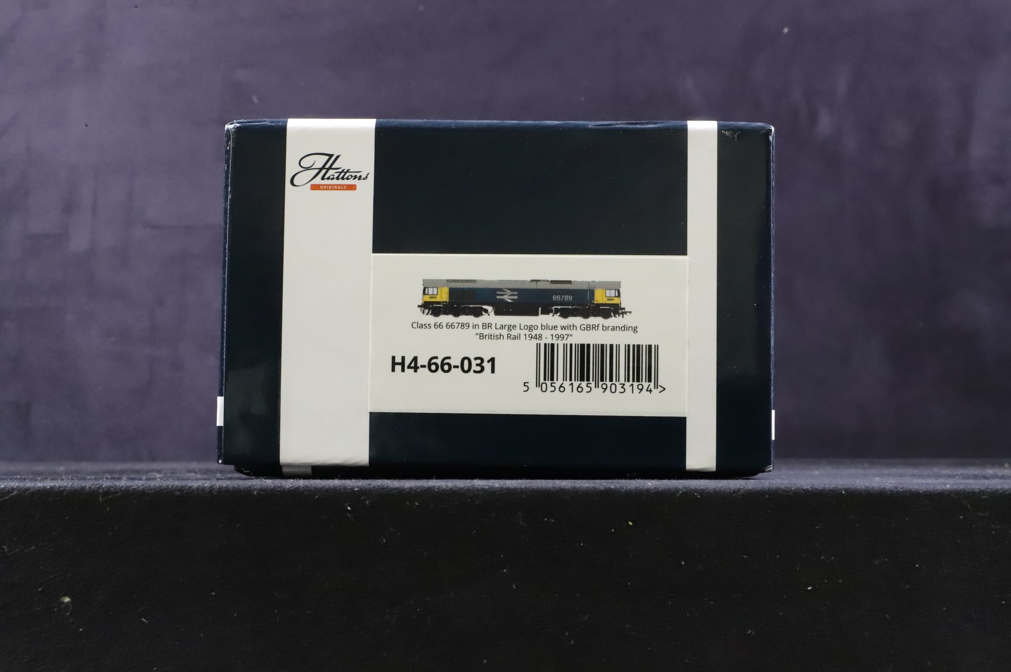 Hattons OO H4-66-031 Class 66 '66789' BR Large Logo Blue GBRf Branding DCC Sound