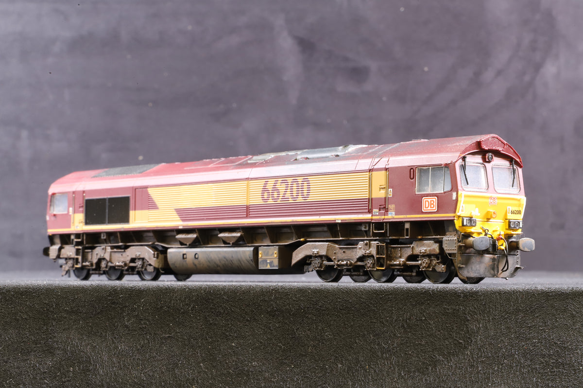 Bachmann OO 32-730 Class 66 &#39;66200&#39; EWS/ DB Renumbered/ Weathered, DCC Sound