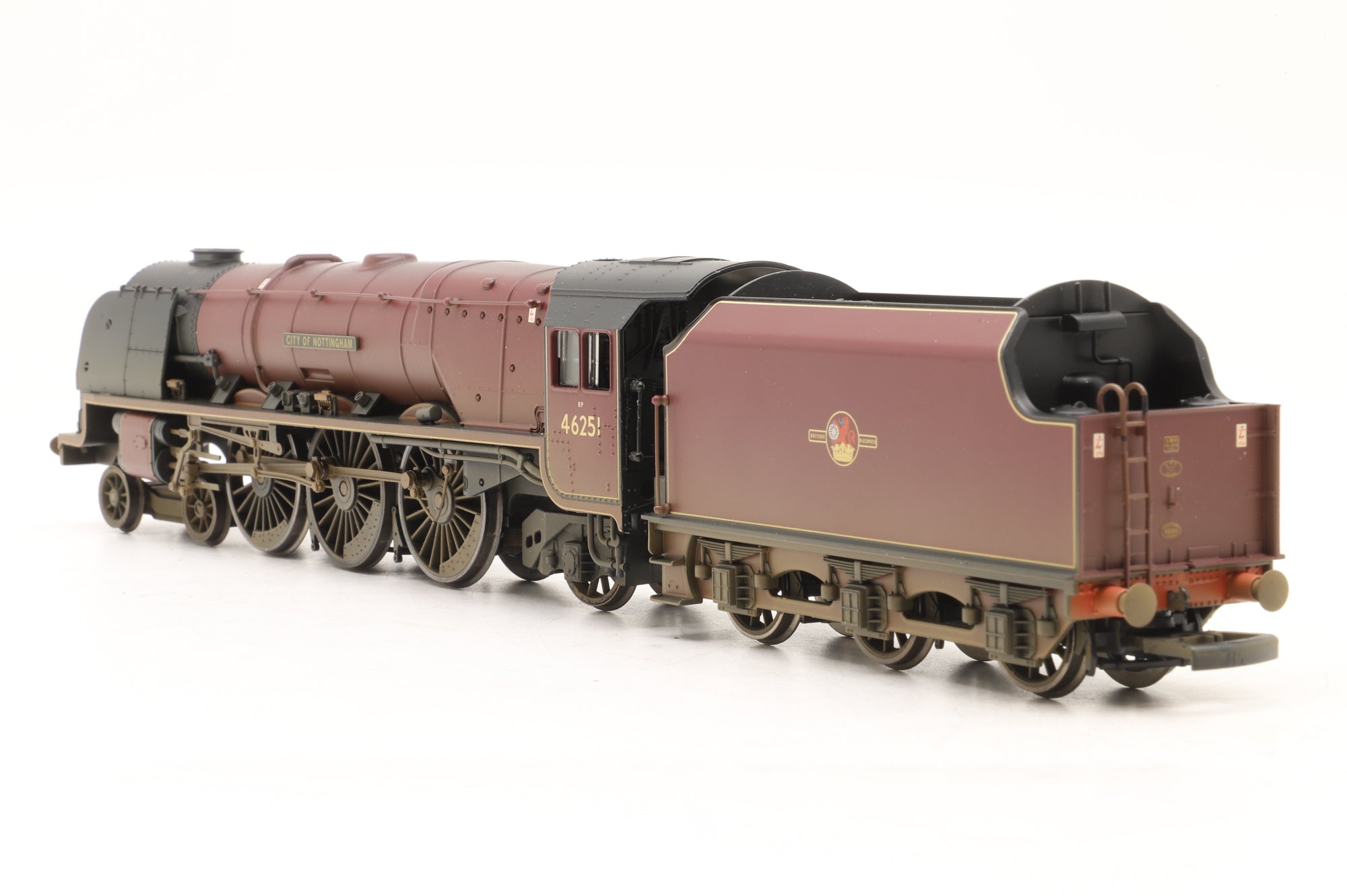 Hornby OO R2383 Duchess Class '46251' 'City Of Nottingham' BR Lined Maroon L/C Weathered