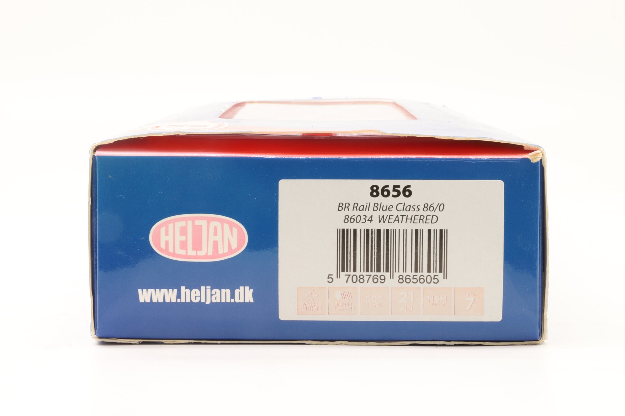 Heljan OO 8658 BR Rail Blue Class 86/0 '86034', Weathered
