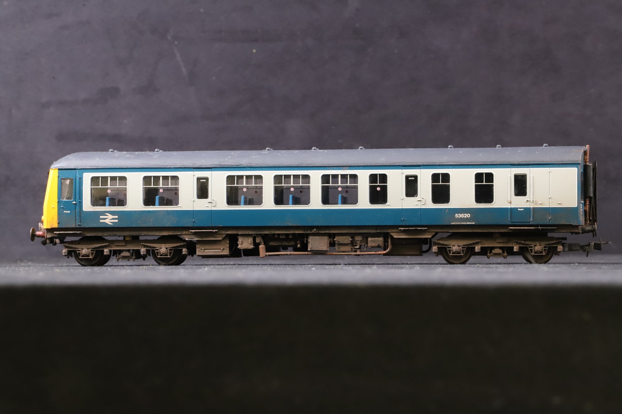 WORKSHOP Bachmann OO 32-908 Class 108 2 Car DMU in BR Blue/Grey - Weathered