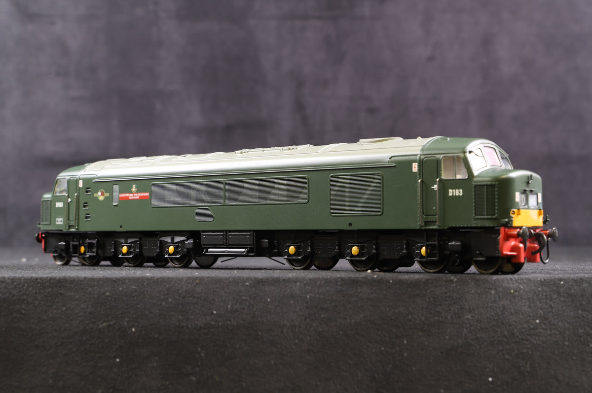 Bachmann OO 32-700 Class 46 &#39;D163&#39; &#39;Leicestershire &amp; Derbyshire Yeomanry&#39; BR Green L/C