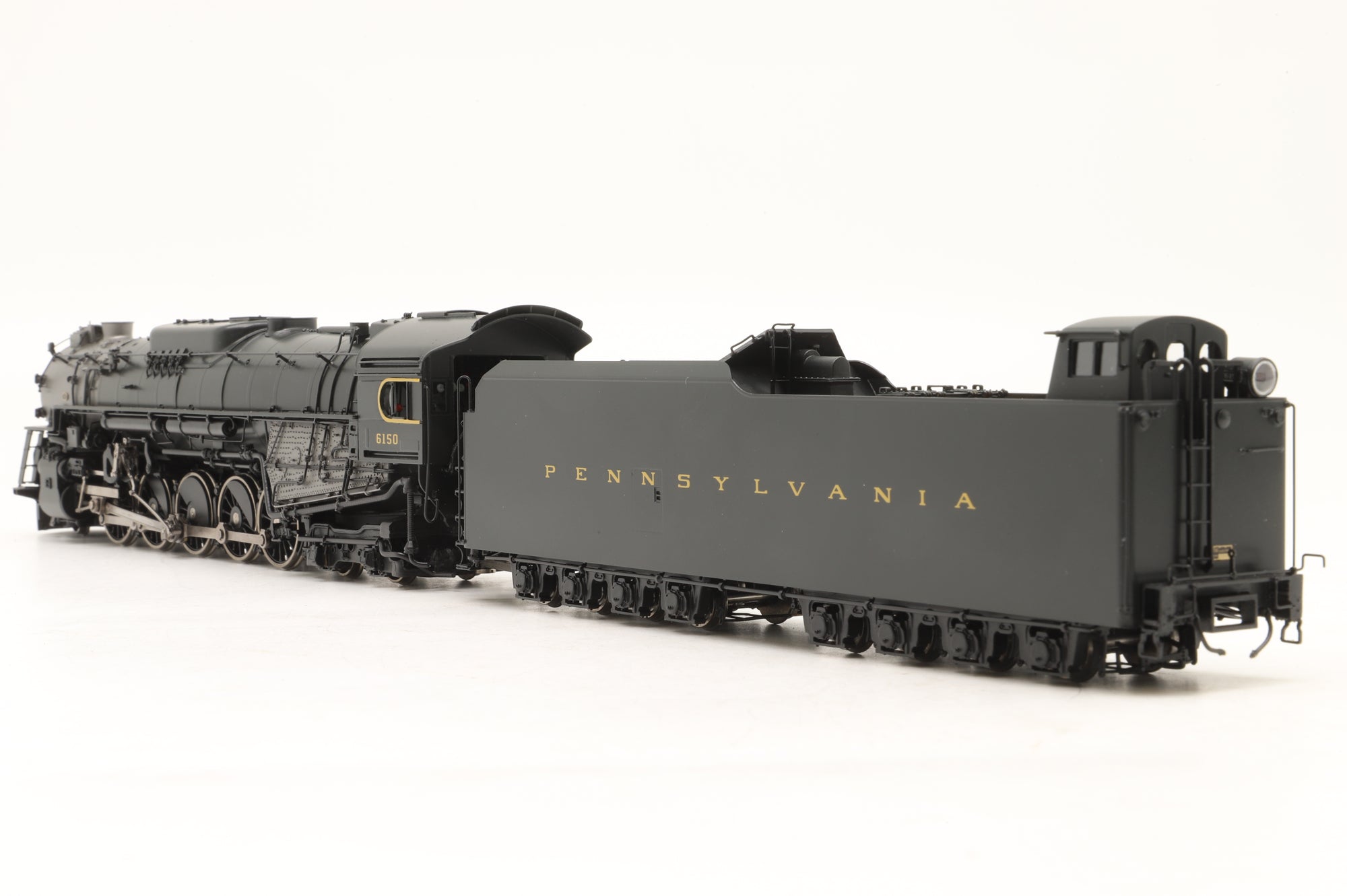 Precision Scale/GMI HO Brass 17020-1 J-1 2-10-4 #6150 PRR Black, Factory painted