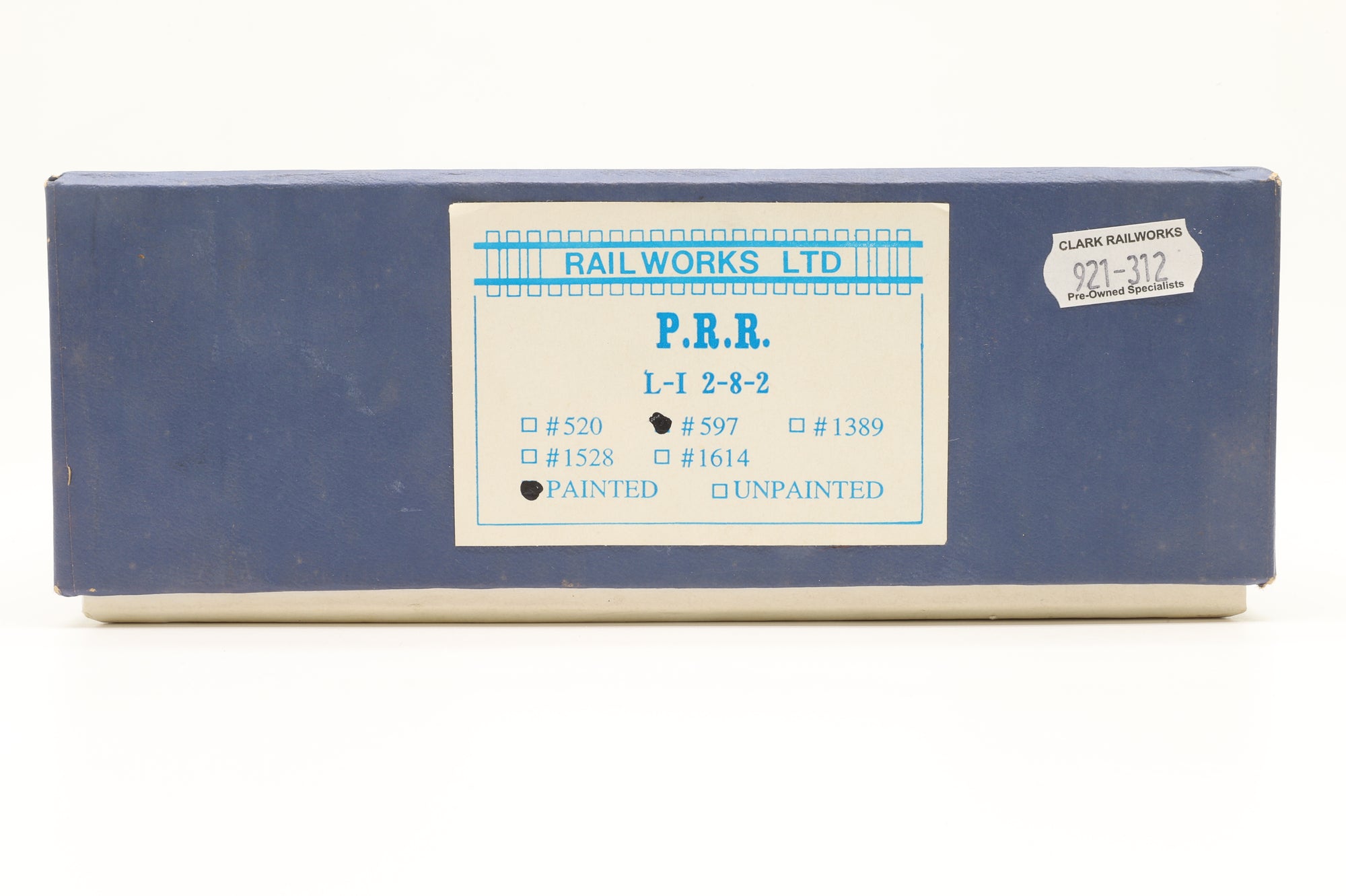 Railworks Ltd HO L-I 2-8-2 '597', Factory Painted Brass & DCC Sound