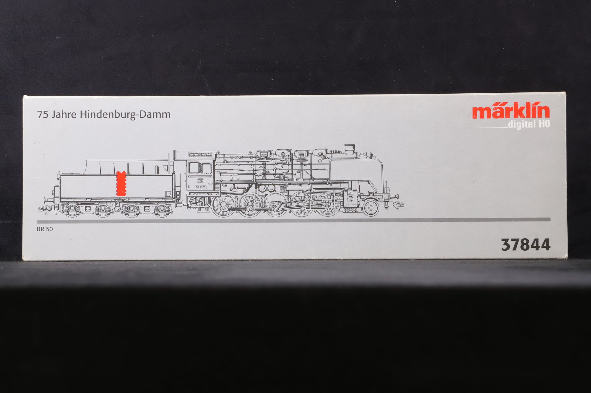 Marklin HO 37844 BR50 '50 1301' 75 Jahre Hindenburg, Untested