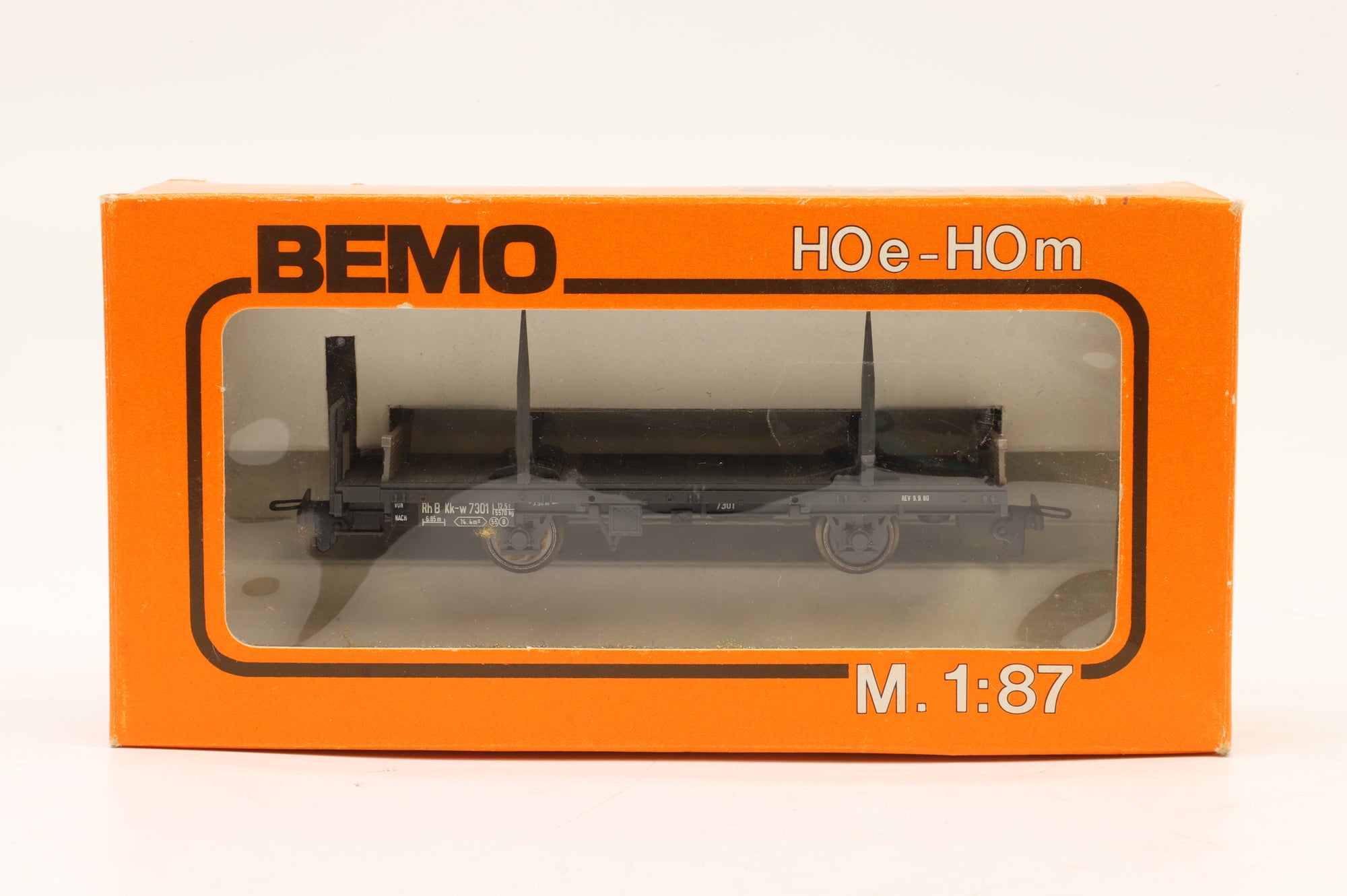 BEMO HOm Rake of 3x Assorted RhB Wagons