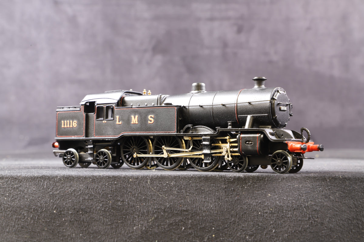 Millholme Models OO Kit Built L&amp;YR Hughes 4-6-4T &#39;11116&#39; Steam Locomotive LMS Plain Black