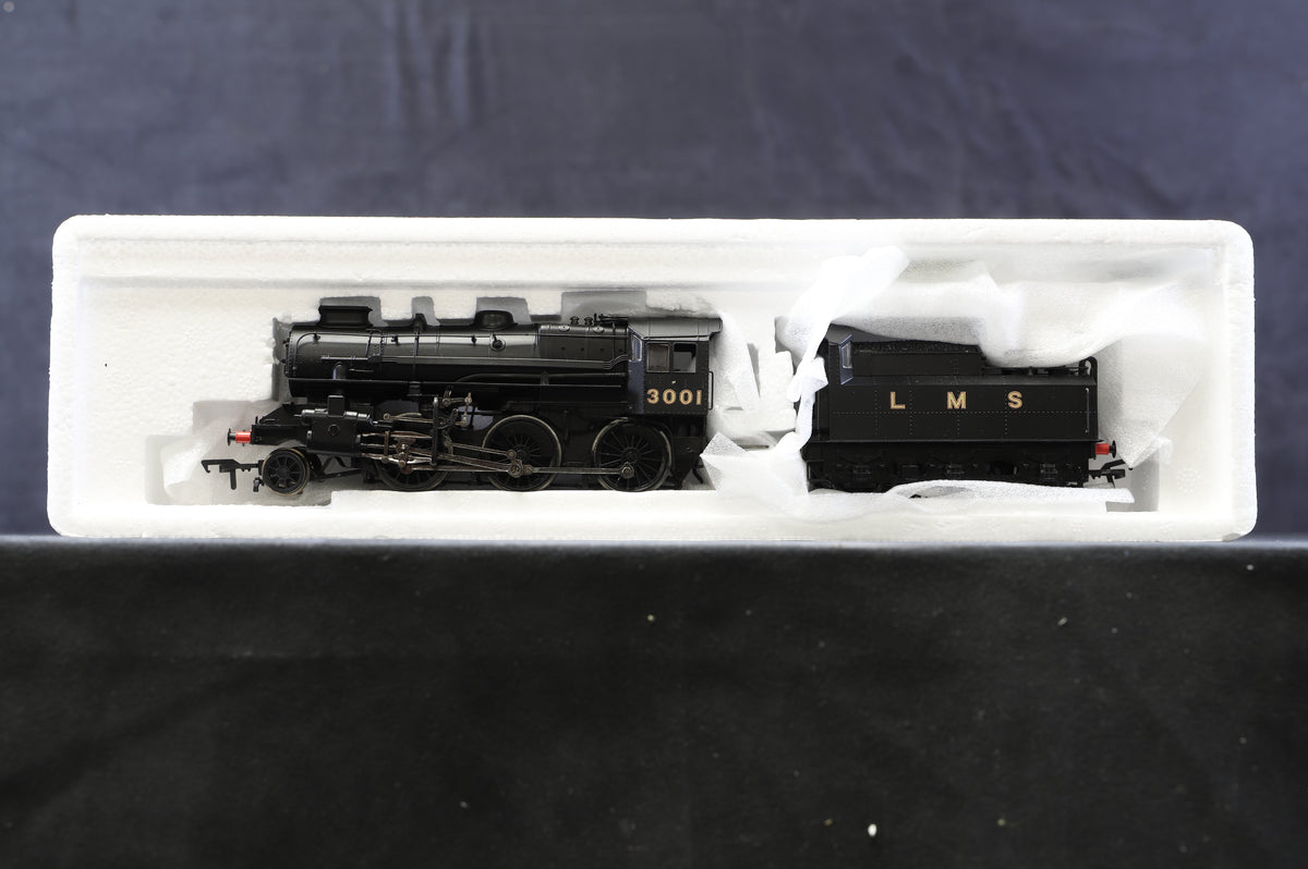Bachmann OO 32-575 Ivatt Class 4 &#39;3001&#39; LMS Black D/Chimney