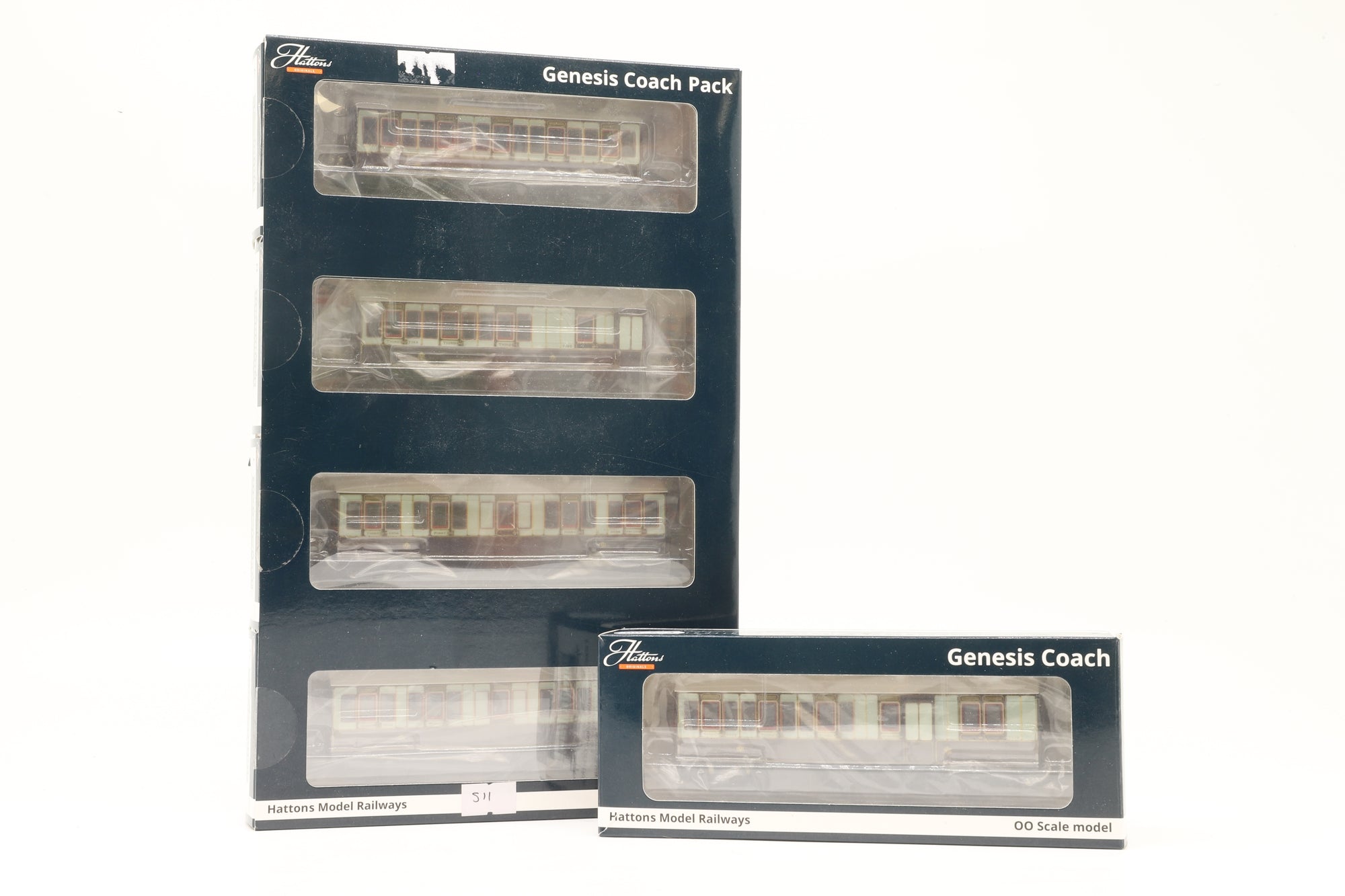 Hattons OO Rake Of 5 LNWR Coaches Inc. H4-46Pack-301 & H4-6C123-301L