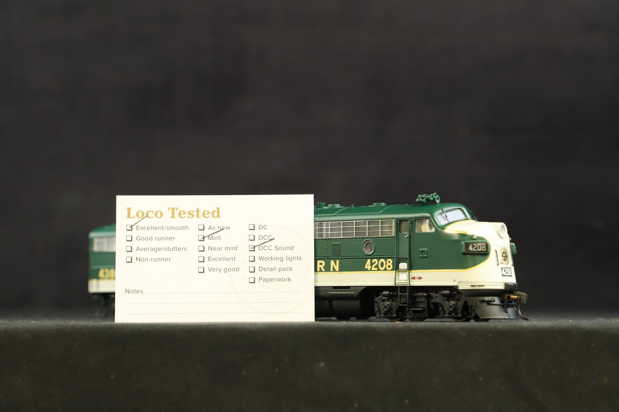 Broadway Limited Imports HO EMD F7 423A & 423B SRR Southern, DCC Sound