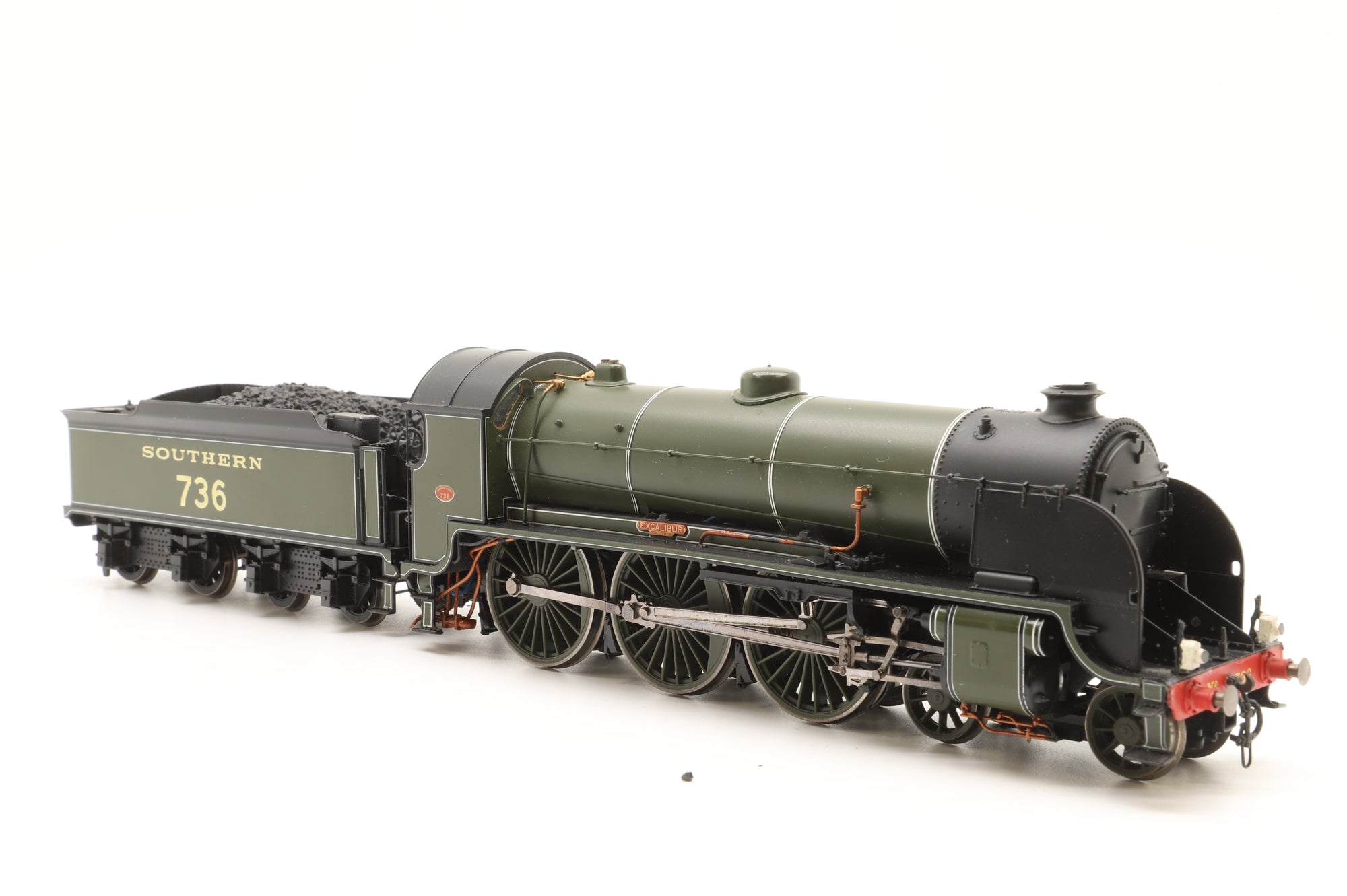 Hornby OO King Arthur Class 'Excalibur' 736' SR Green, DCC Sound