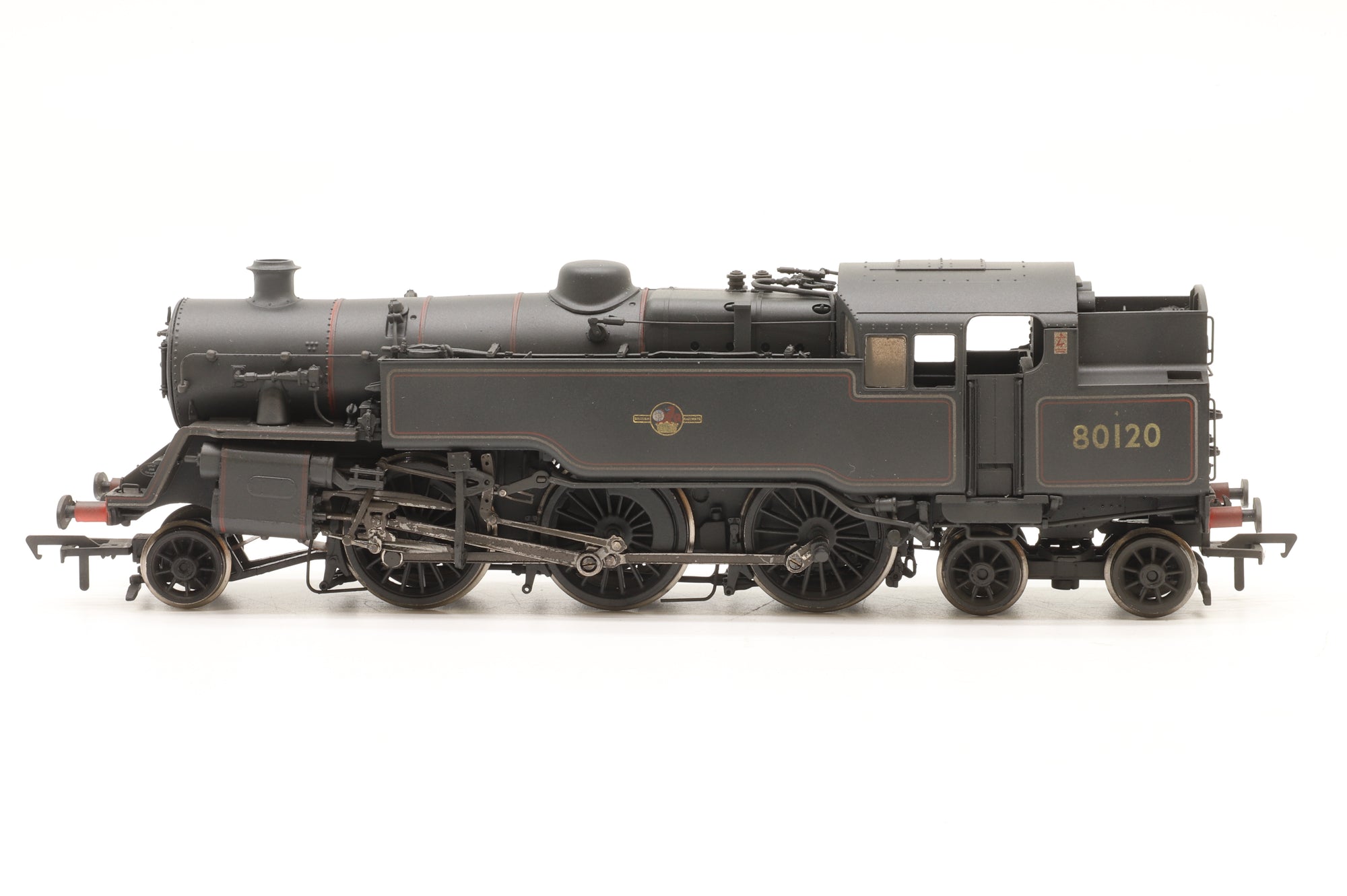 Bachmann OO 32-354A Standard Class 4MT Tank '80120' BR Lined Black L/C Weathered DCC Fitted