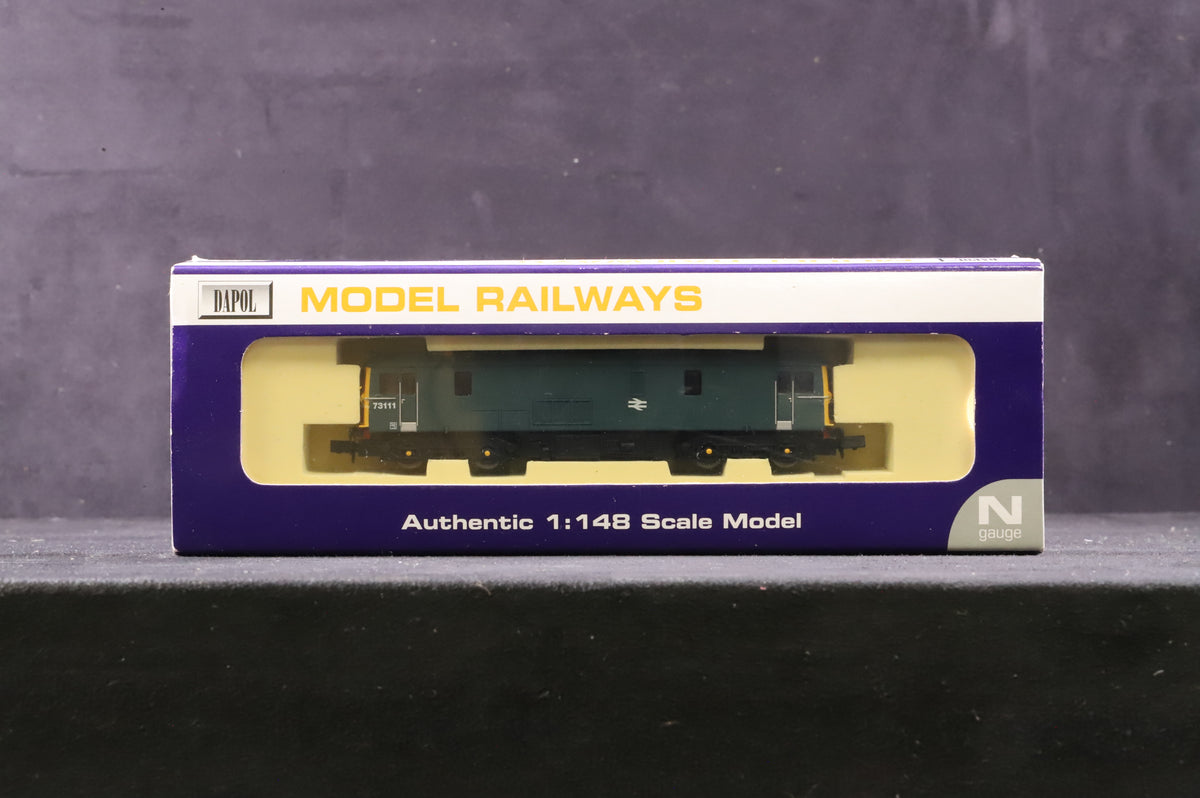 Dapol N Gauge ND-036C Class 73 73111 in BR Blue