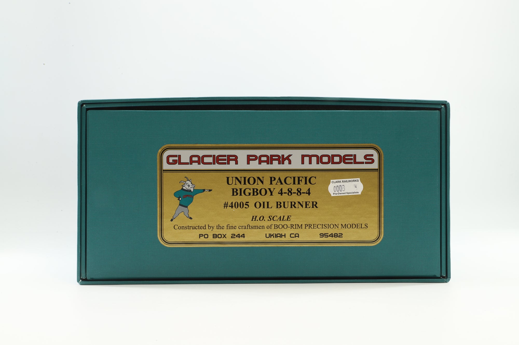 Glacier Park Models HO Brass Steam loco UP 'Big Boy' 4-8-8-4 w/ Dual mode DC/DCC & SoundTraxx