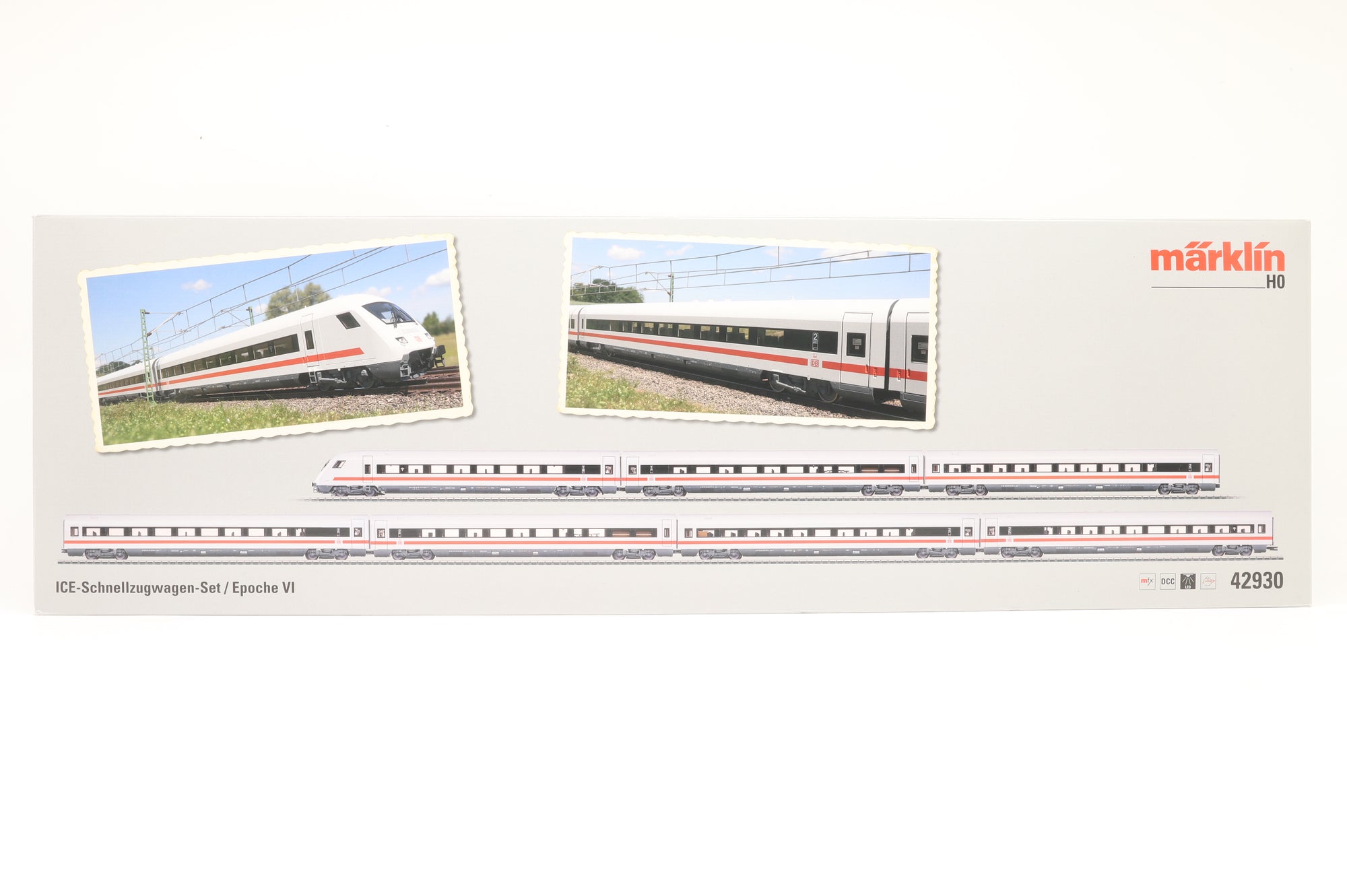 Marklin HO 42930 ICE Express Train Passenger Car Set MFX Sound