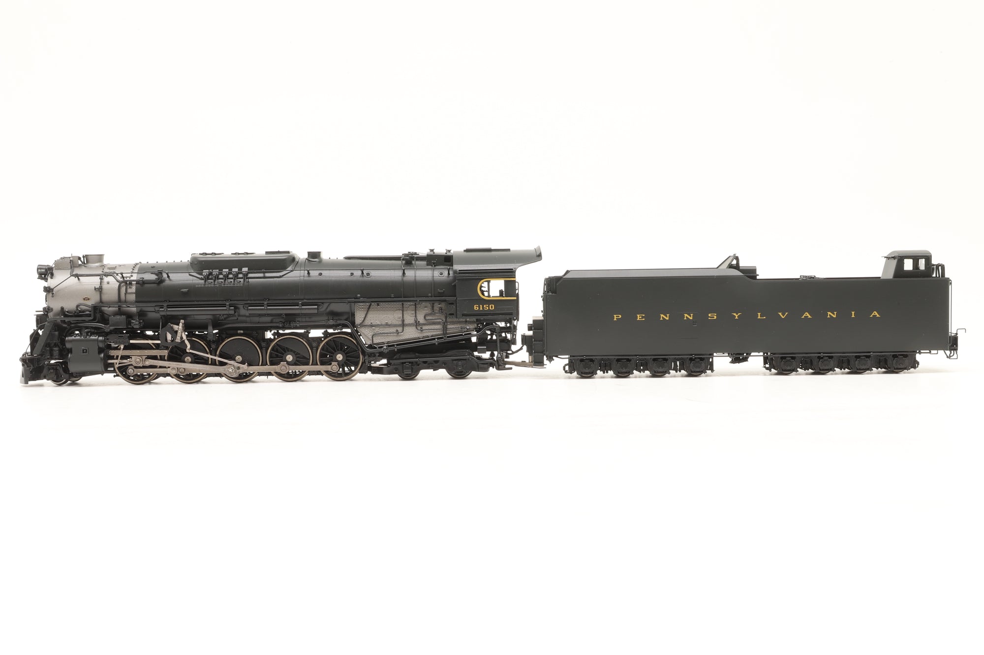 Precision Scale/GMI HO Brass 17020-1 J-1 2-10-4 #6150 PRR Black, Factory painted