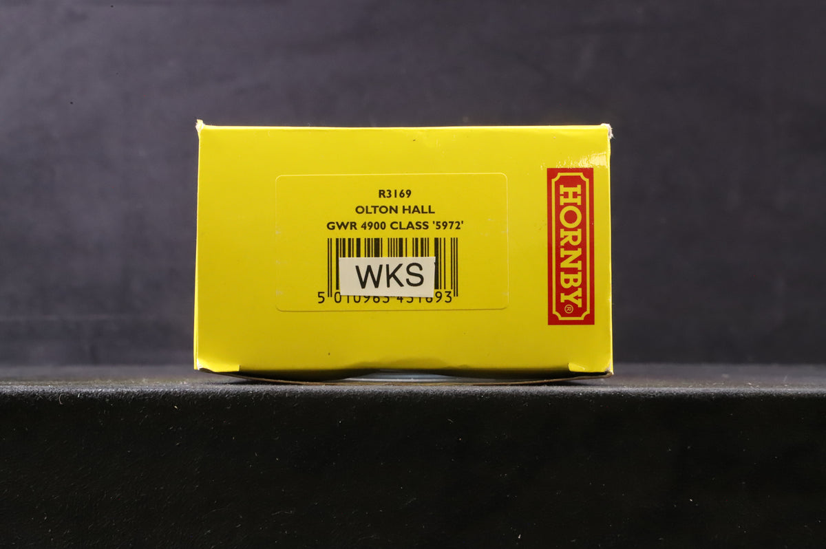 WORKSHOP Hornby OO R R3169 Hall Class &#39;5972&#39; &#39;Olton Hall&#39; GWR Red Glossed DCC Sound