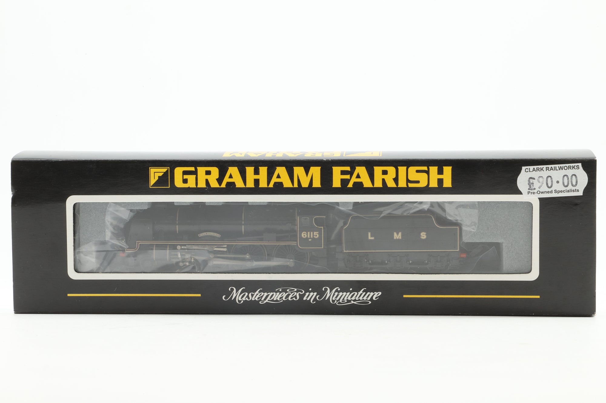 Graham Farish N 372-577 Rebuilt Royal Scot '6115' 'Scots Guardsman' LMS Lined Black